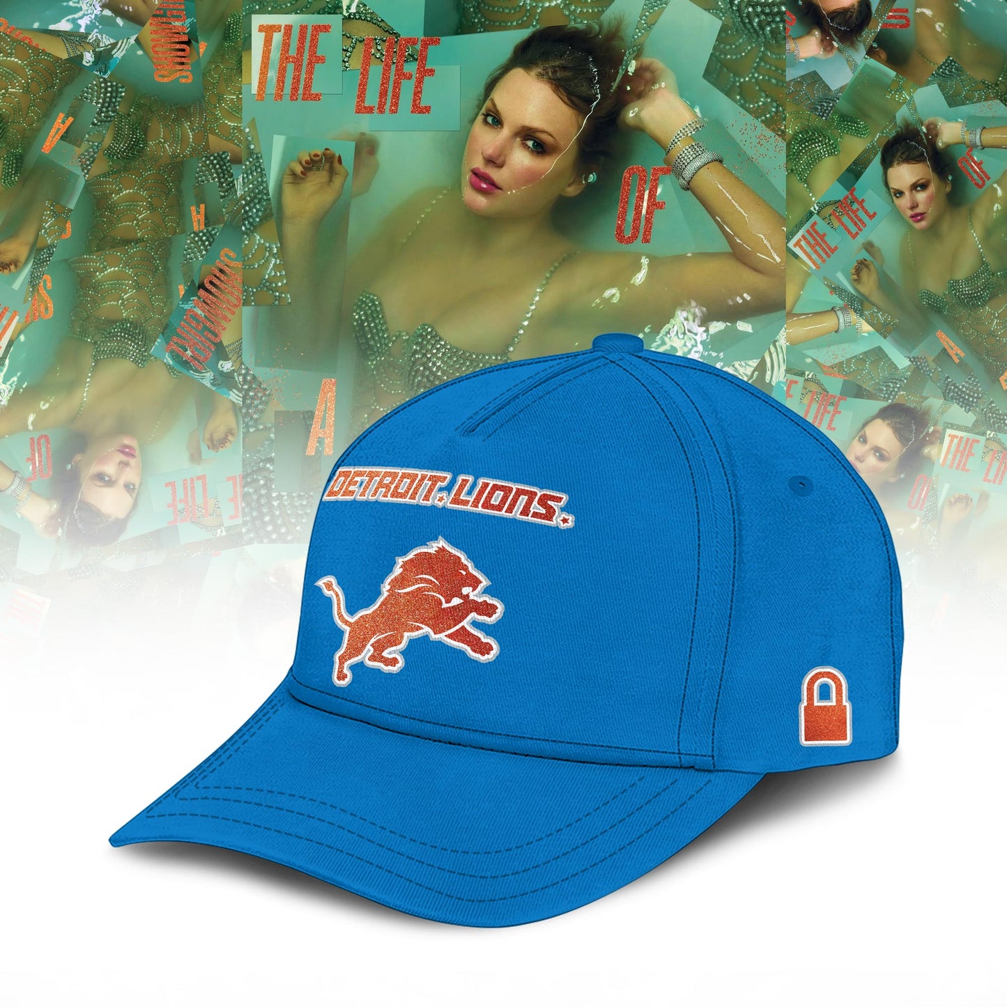 Detroit Lions x Taylor Swift The Life of a Showgirl� Album Limited Editions 2025 Hoodie