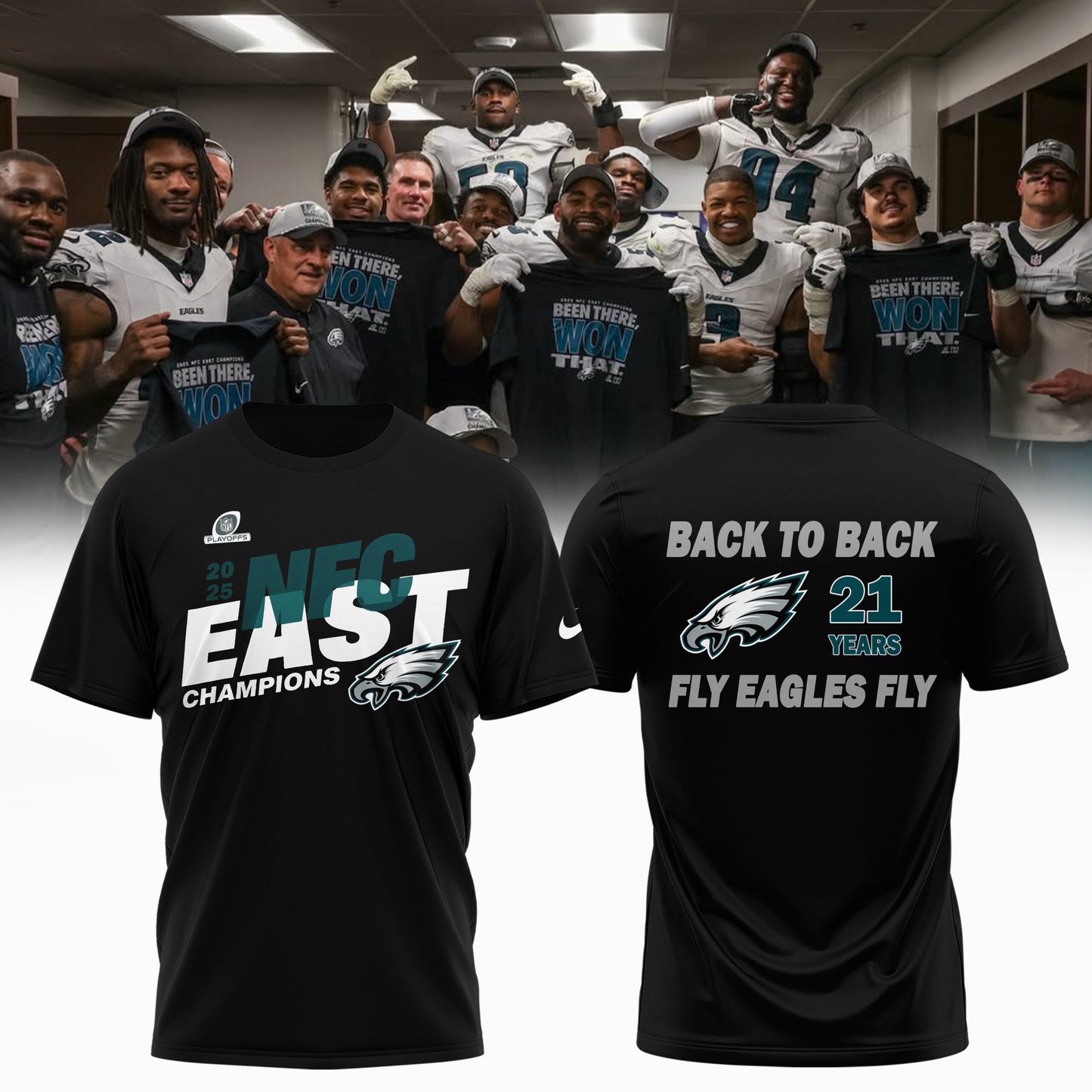 Philadelphia Eagles – NFC East Champions 2025 Collection