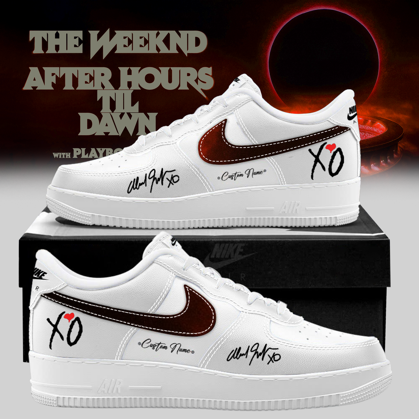The Weeknd _ After Hours Till Dawn Tour Signature – Shoes