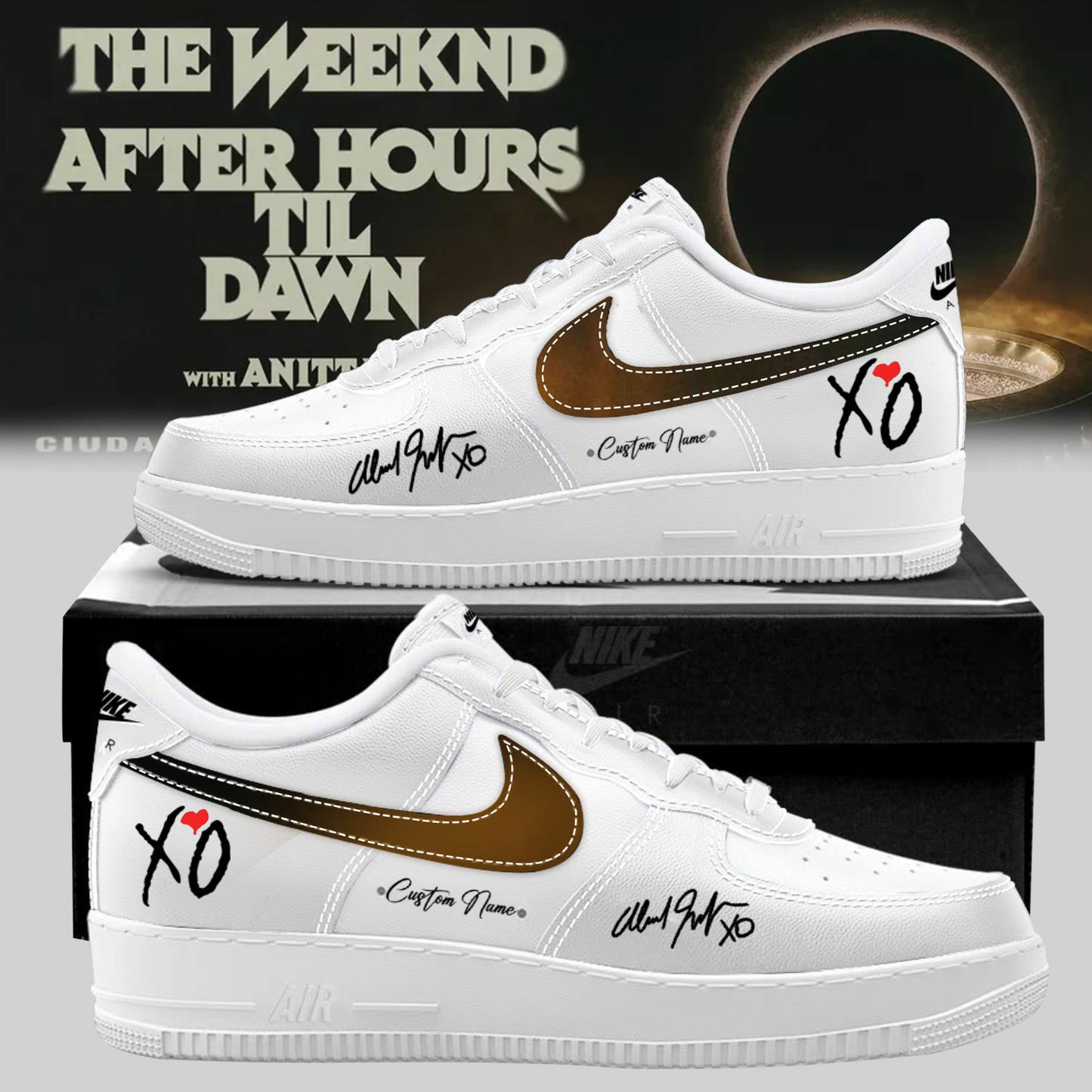 The Weeknd _ After Hours Till Dawn Tour Signature – Shoes