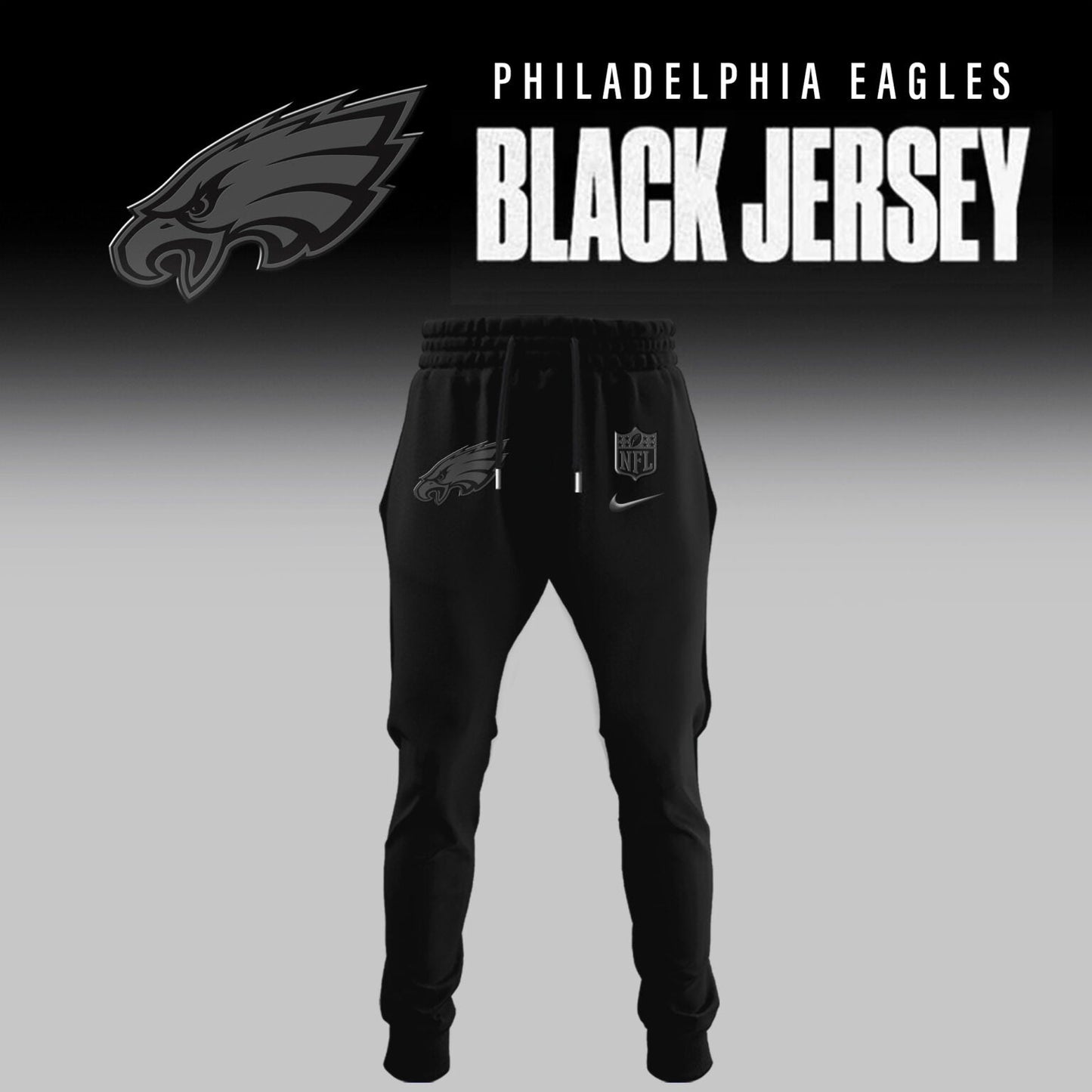 Philadelphia Eagles 2025 Back In Black Limited Edition Combo TShirt