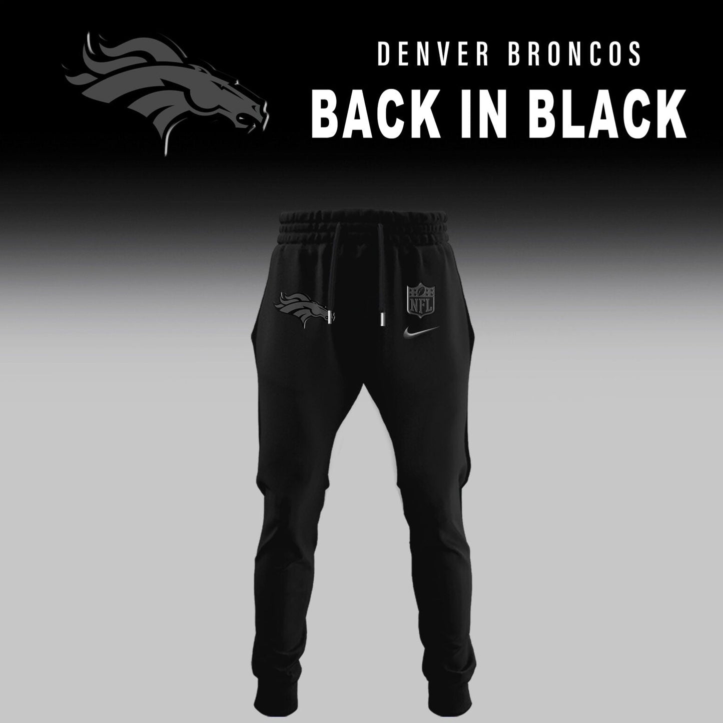 Denver Broncos 2025 Back In Black Limited Edition Combo Hoodie