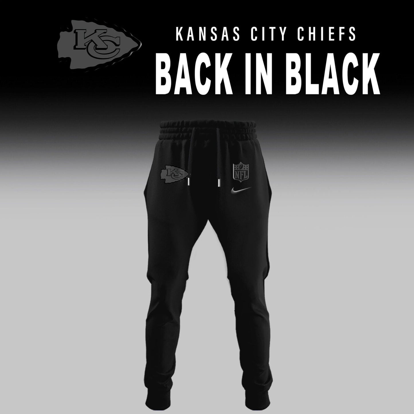 Kansas City Chiefs 2025 Back In Black Limited Edition Combo Hoodie