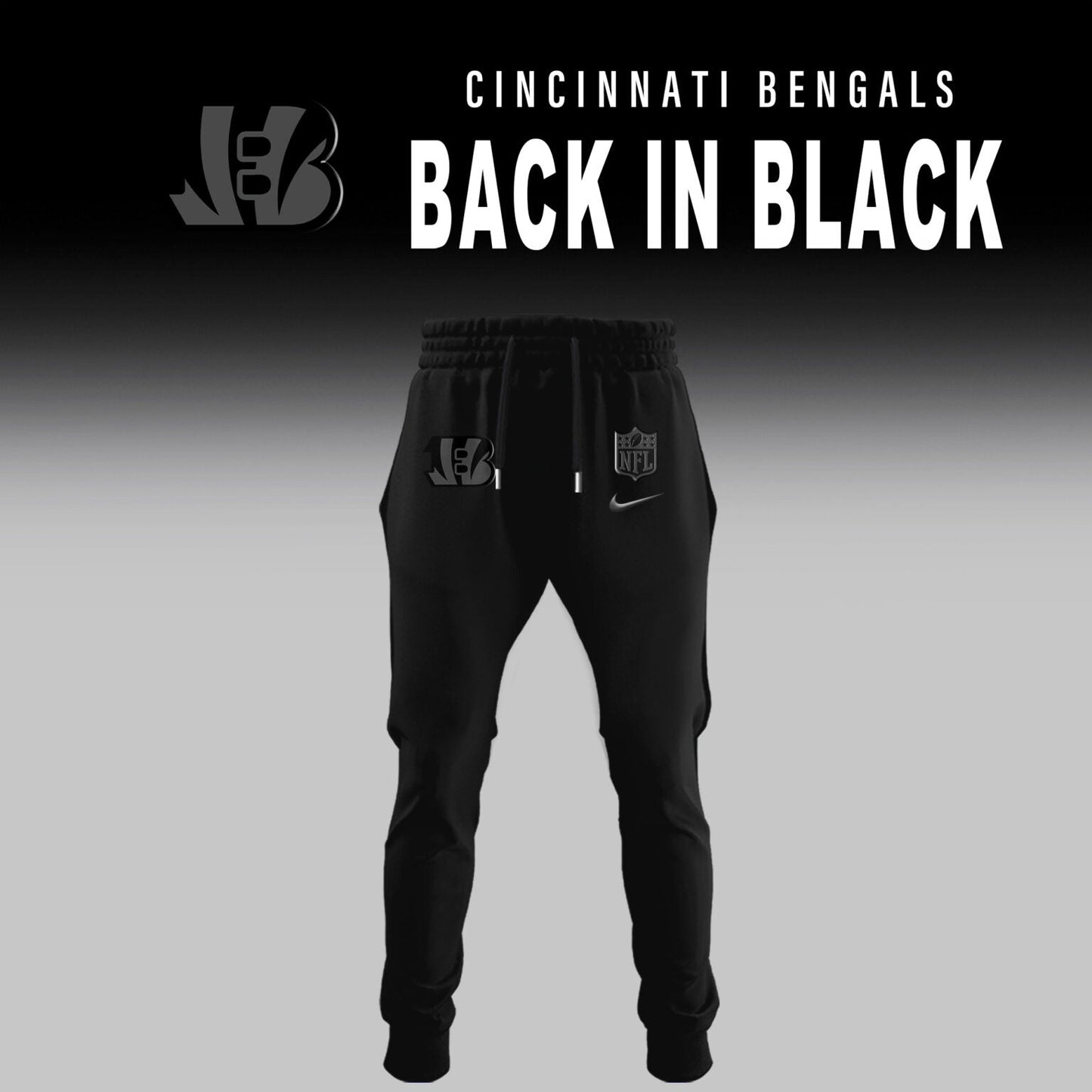 Cincinnati Bengals 2025 Back In Black Limited Combo TShirt