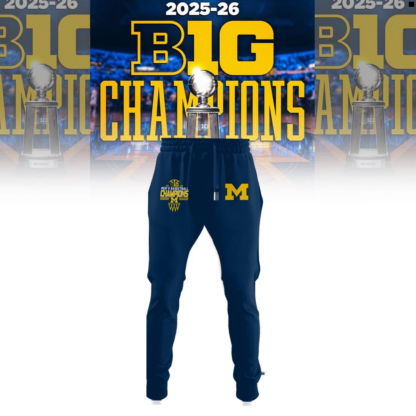 Michigan Men’s Basketball 2026 Big Ten Regular Season Title Hoodie