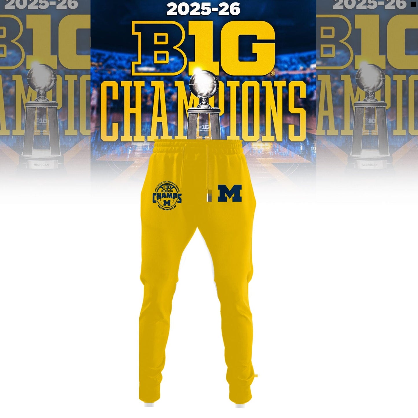 Michigan Men’s Basketball 2026 Big Ten Regular Season Title T-Shirt
