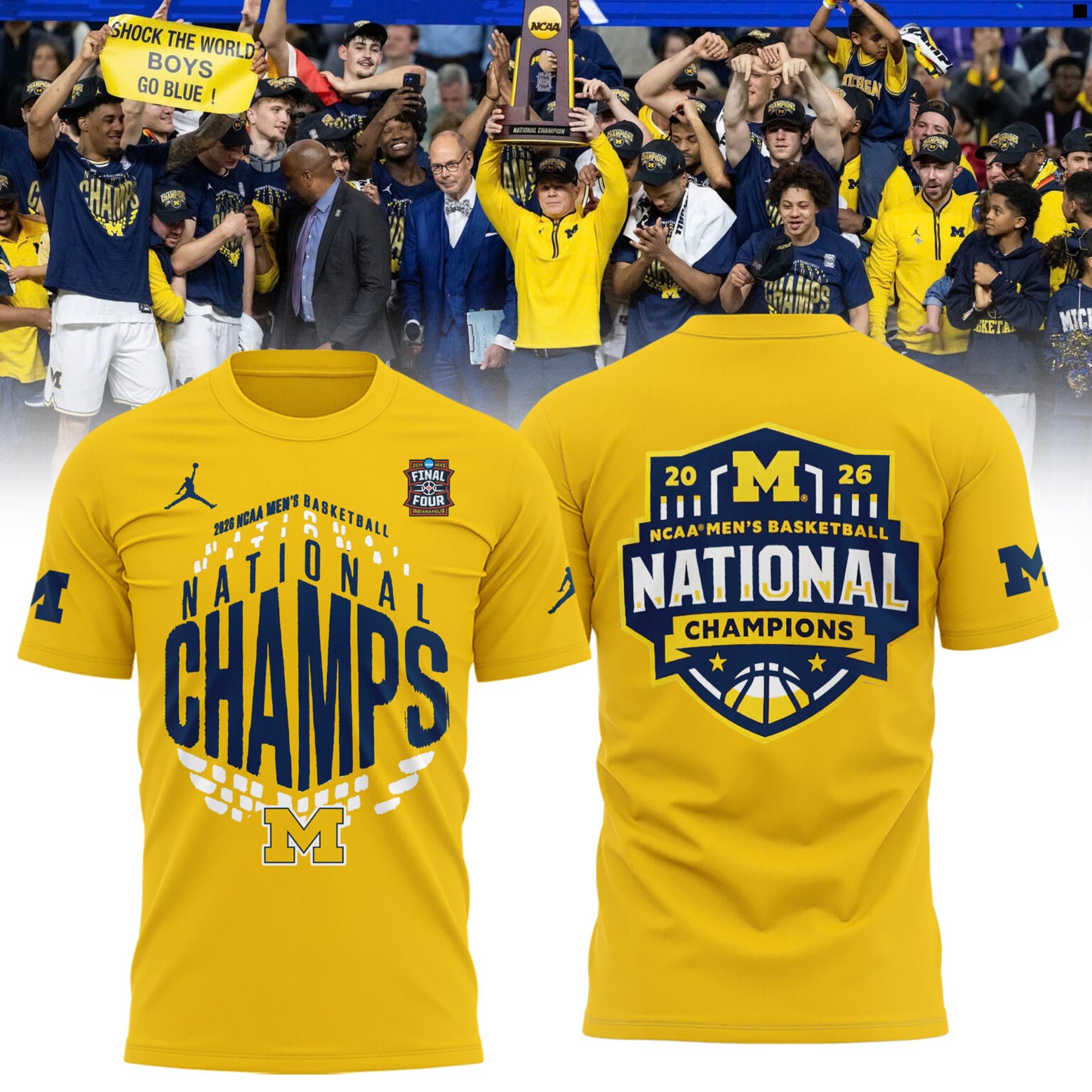 🏆️Michigan Wolverines – 2026 National Champions T Shirt
