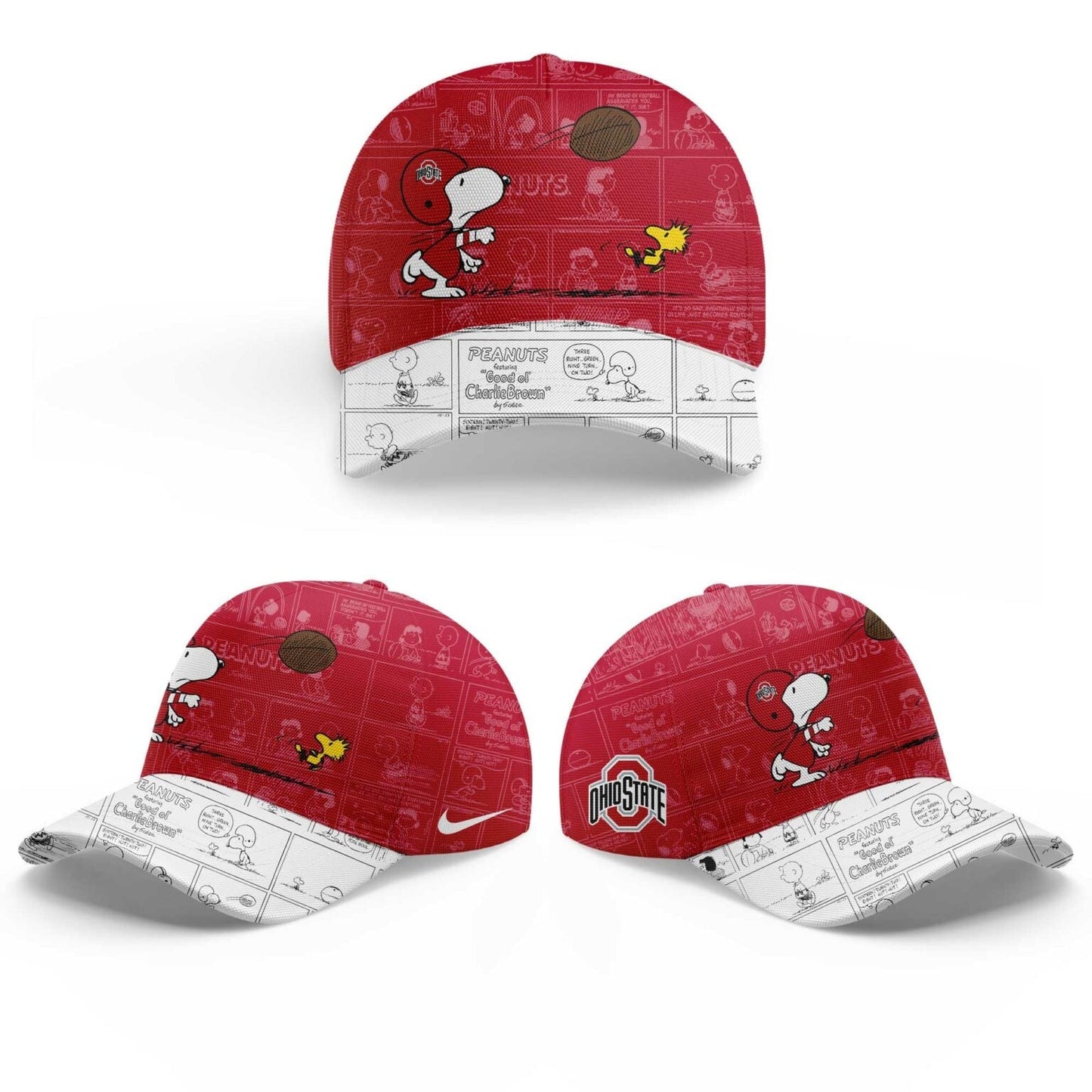 Limited Edition Ohio State Football 75th Anniversary of Peanuts Hoodie V2