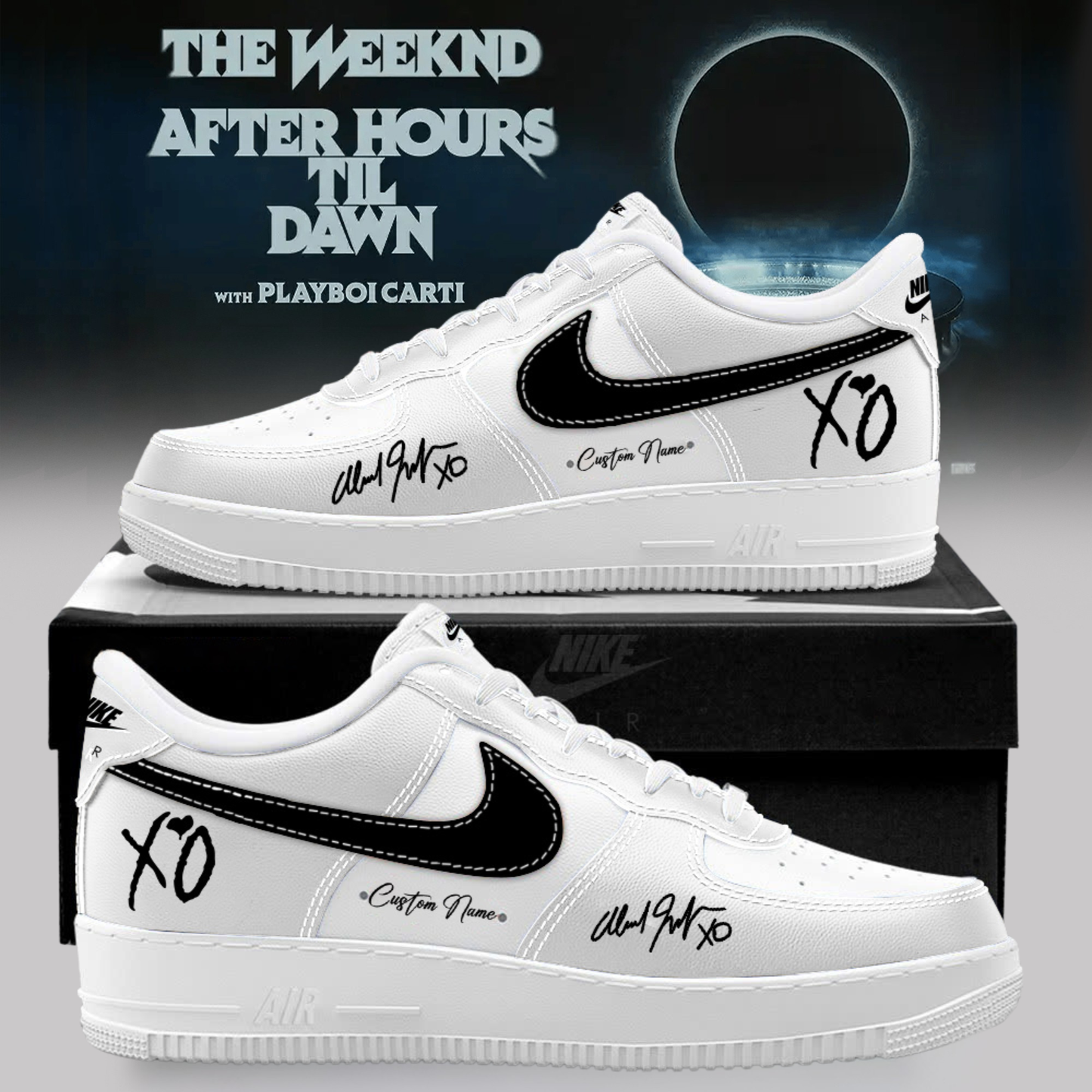 The Weeknd _ After Hours Till Dawn Tour Signature – Shoes
