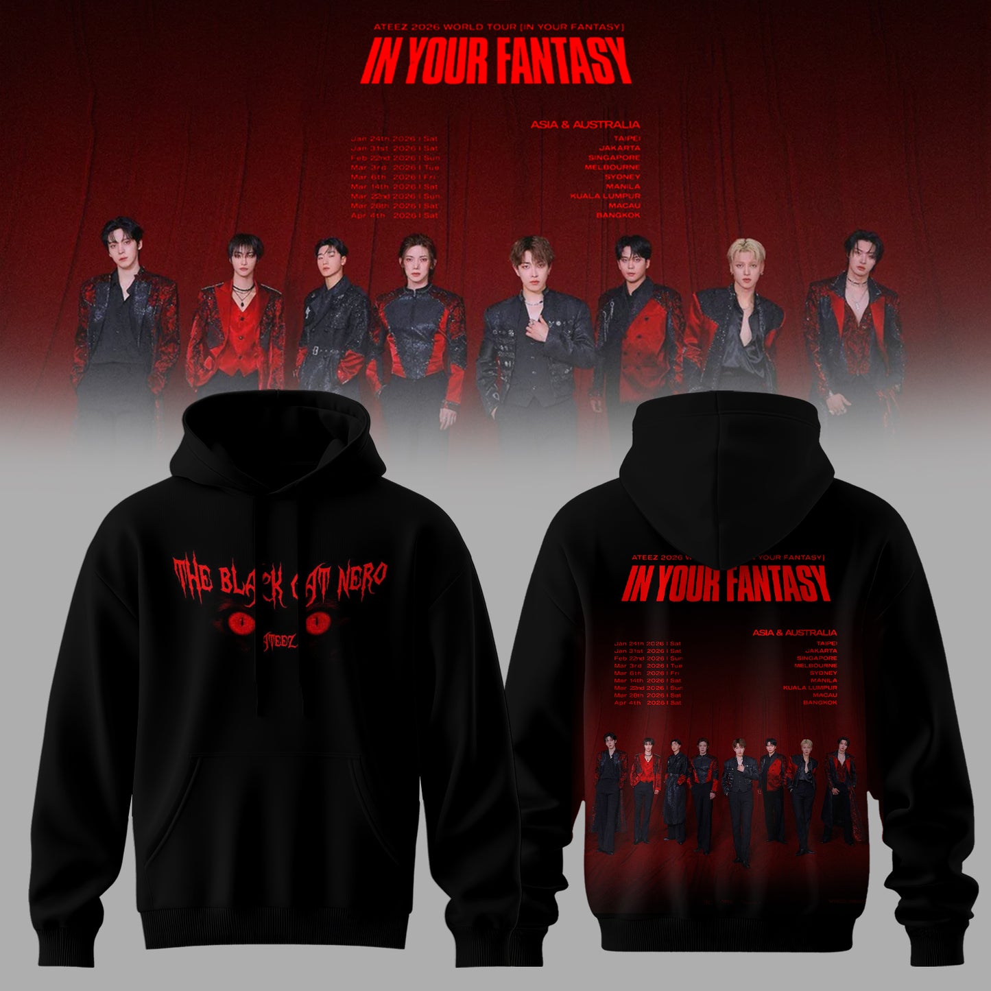 Ateez – In Your Fantasy World Tour 2026