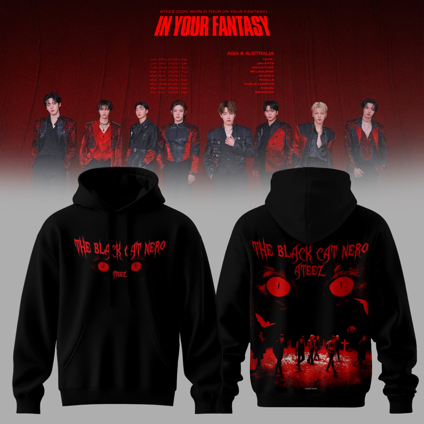 Ateez – In Your Fantasy World Tour 2026