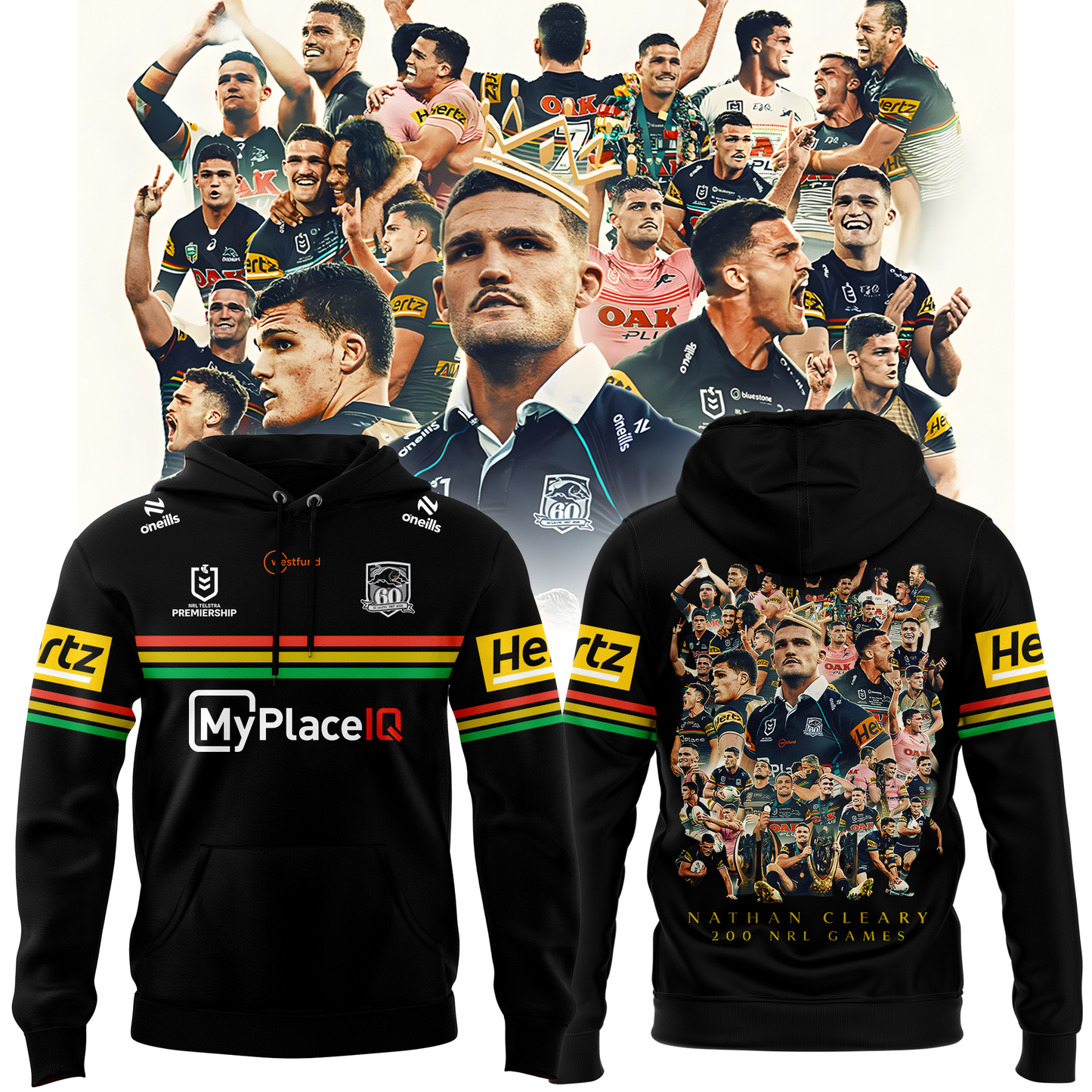 Nathan Cleary 200 NRL Games Hoodie