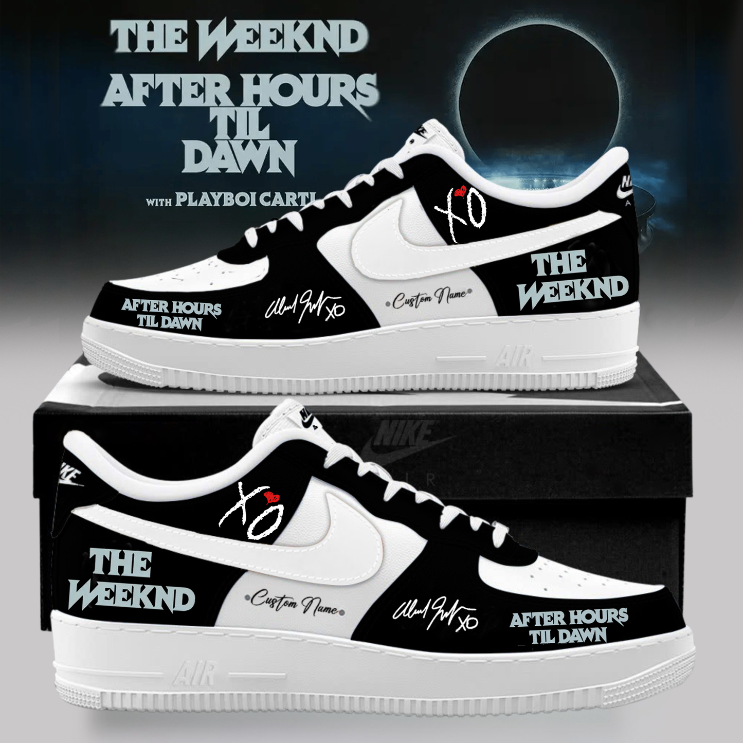 The Weeknd _ After Hours Till Dawn Tour Signature – Shoes