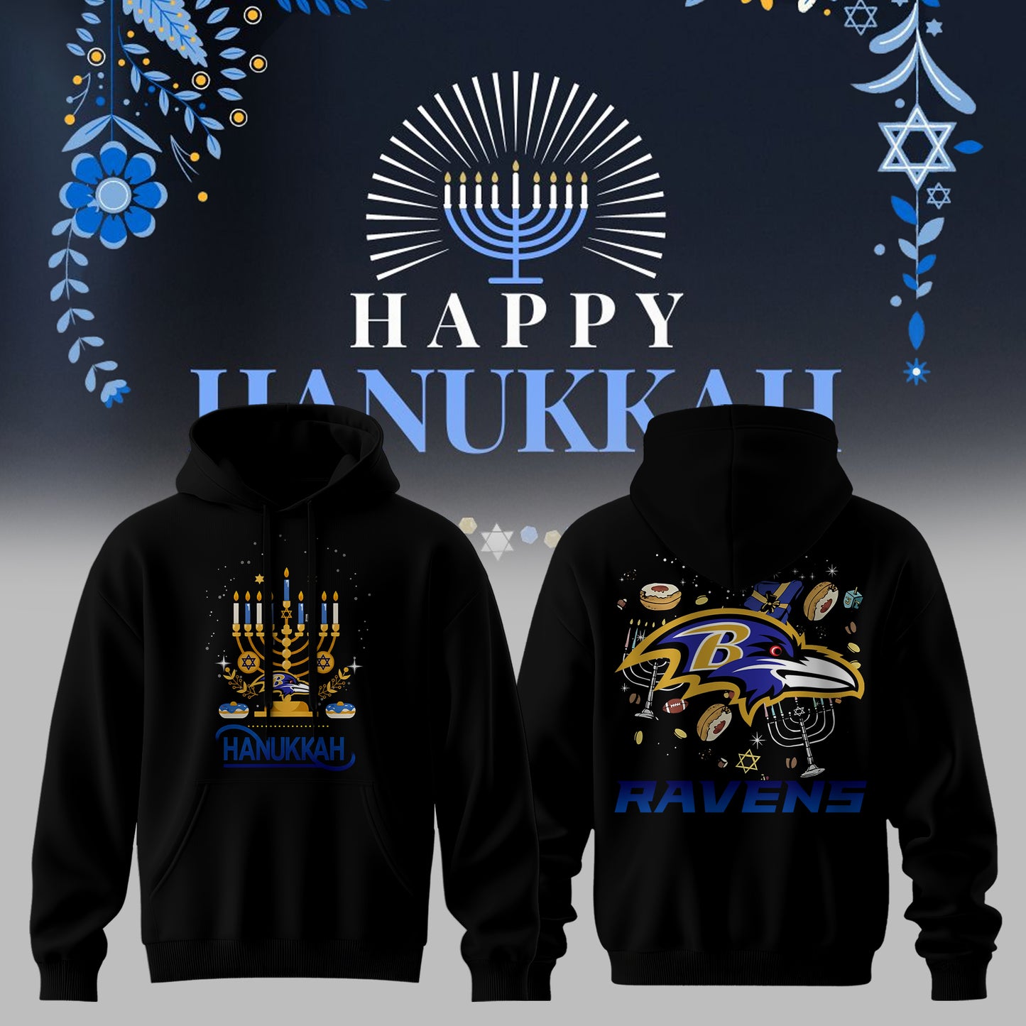 Baltimore Ravens X Hanukkah Just Got Better 🕎