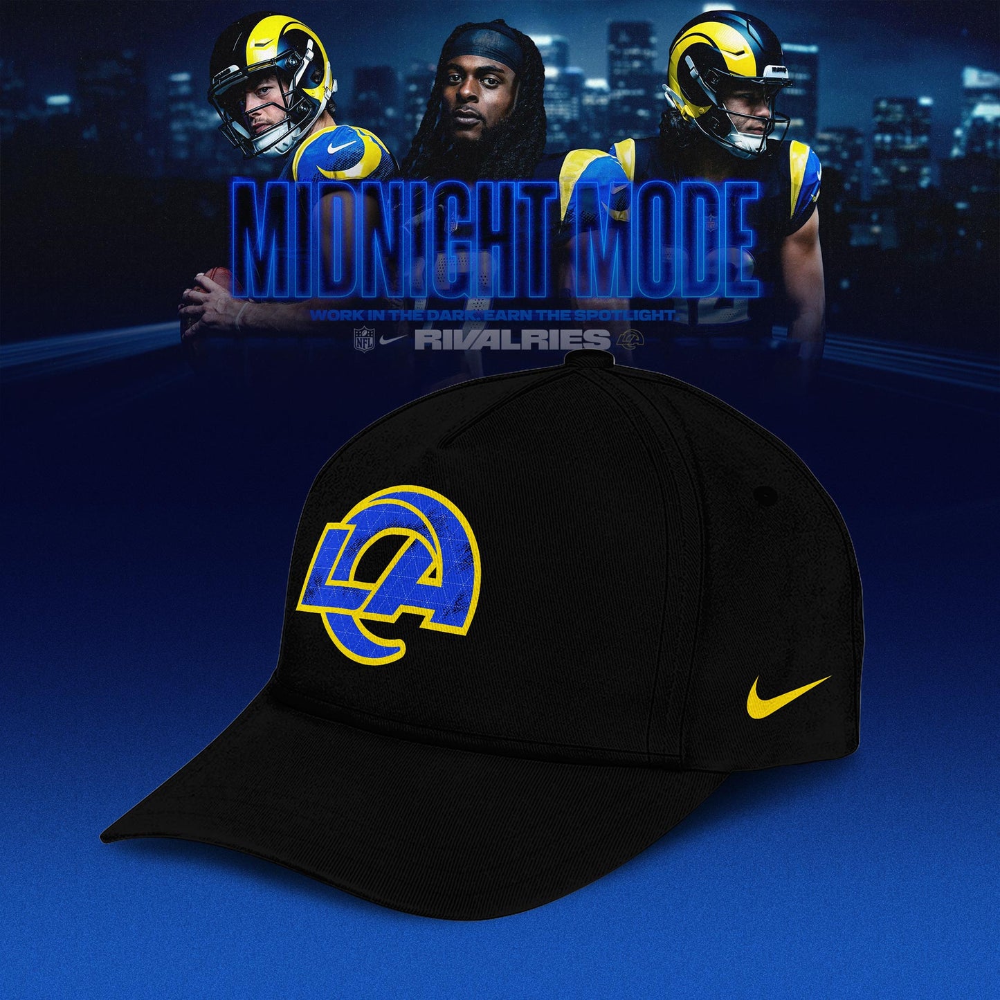 Los Angeles Rams Midnight Blue 2025 Rivalries Special Sweatshirt