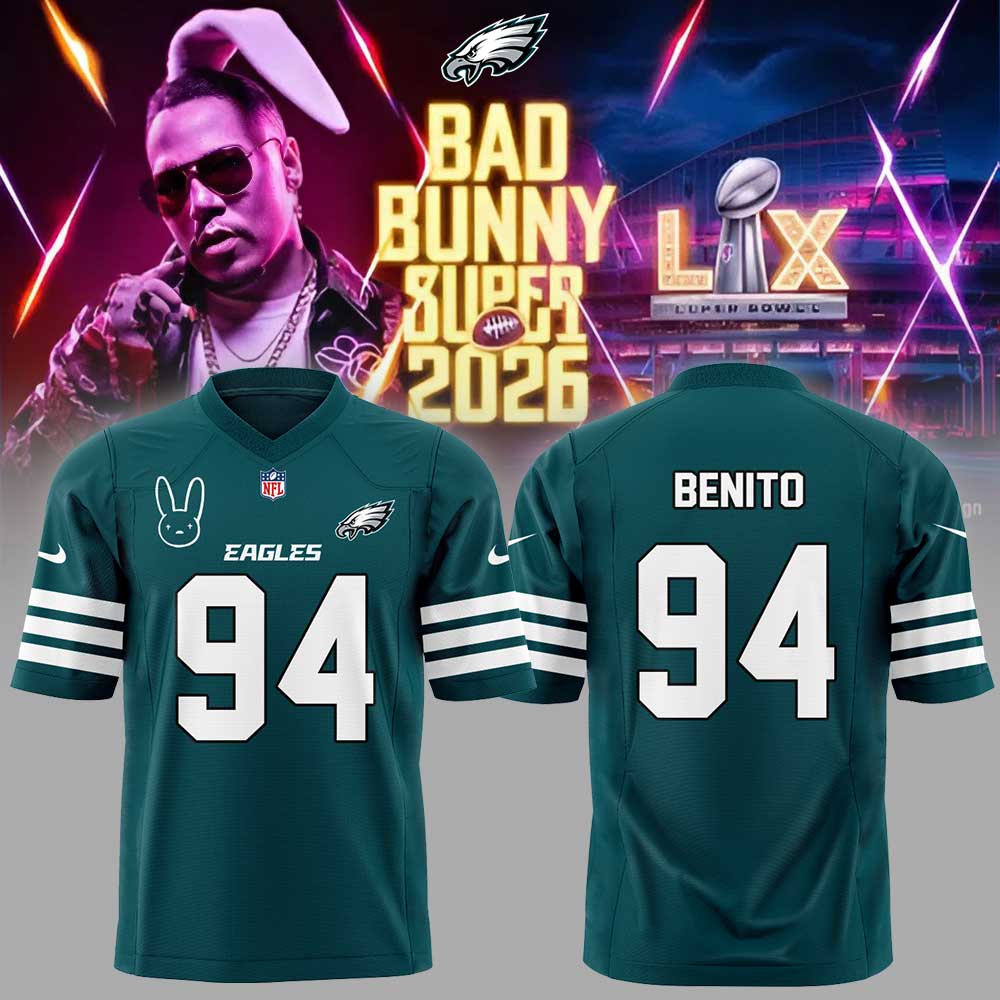 P.Eagles x Bad Bunny Super Bowl 2026 Football Jersey