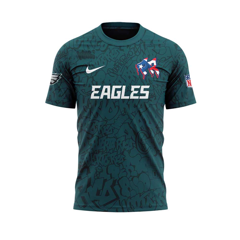 P.Eagles Puerto Rican Heritage Combo TShirt