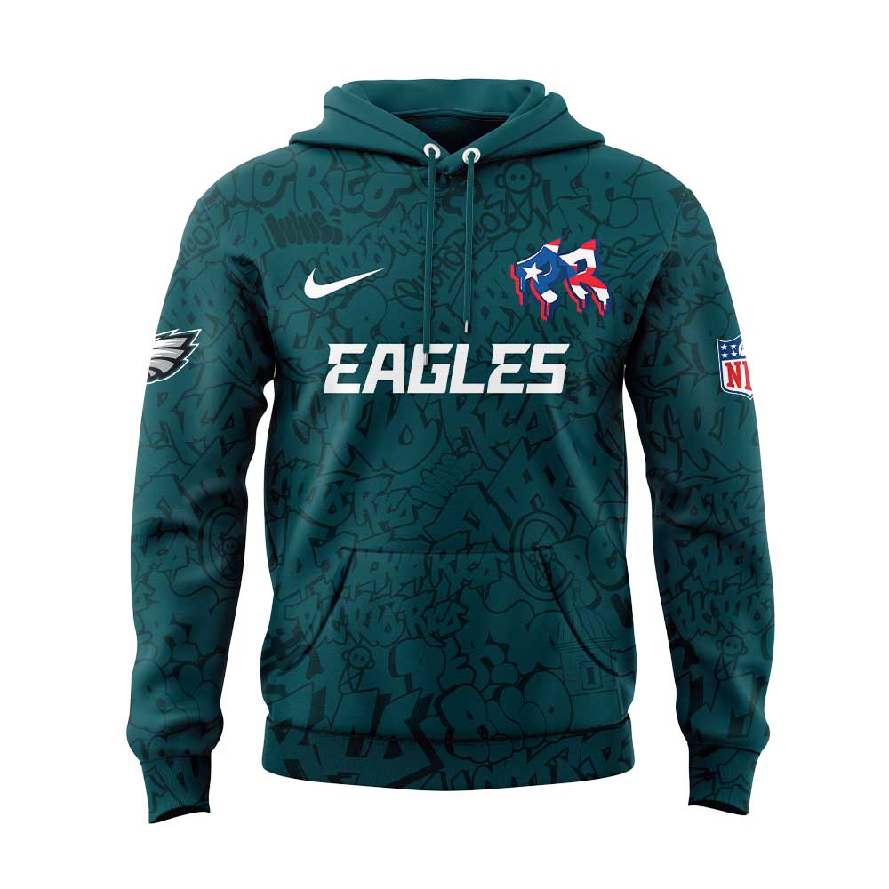 P.Eagles Puerto Rican Heritage Combo Hoodie