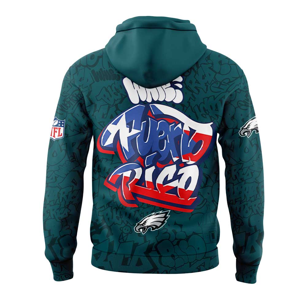 P.Eagles Puerto Rican Heritage Combo Hoodie