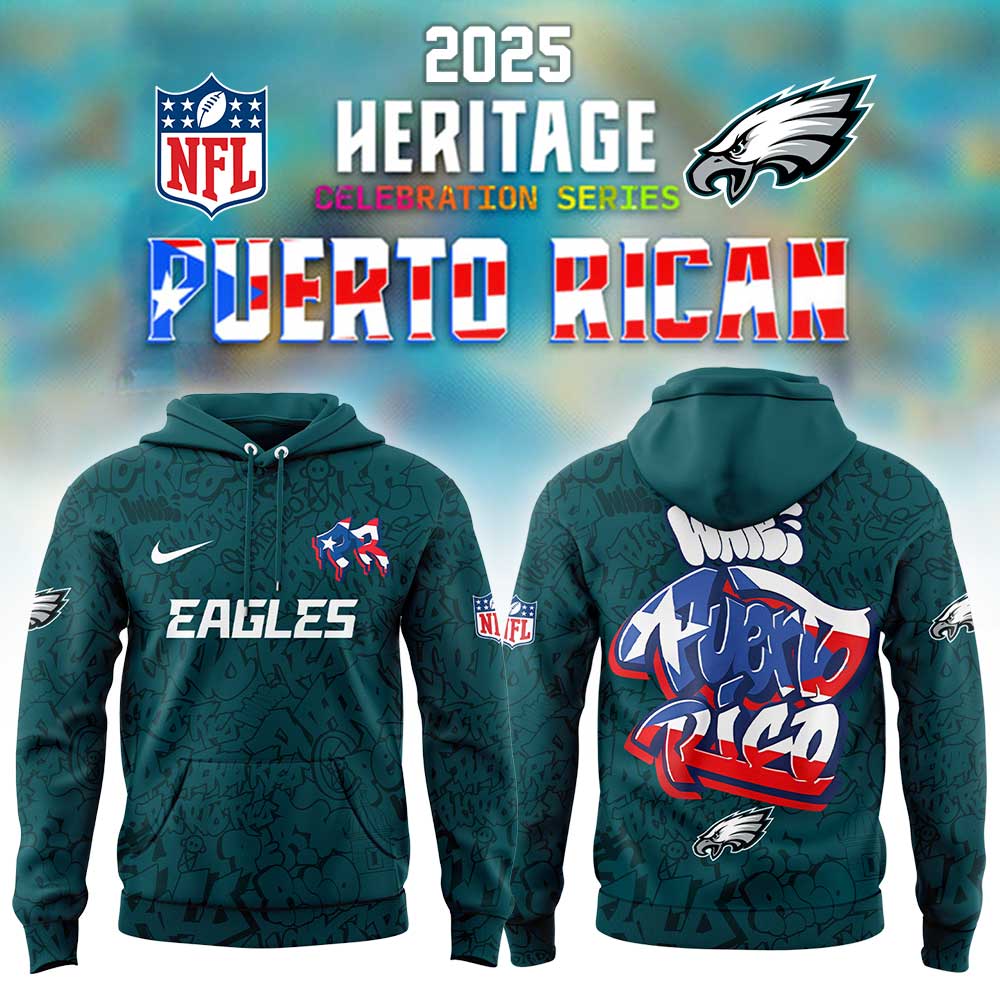 P.Eagles Puerto Rican Heritage Combo Hoodie