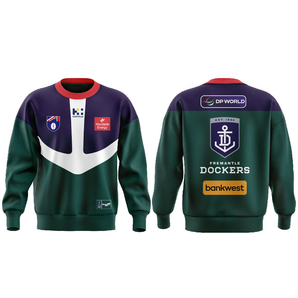 Fremantle Dockers 2026 retro collection is finally here! Sweatshirt