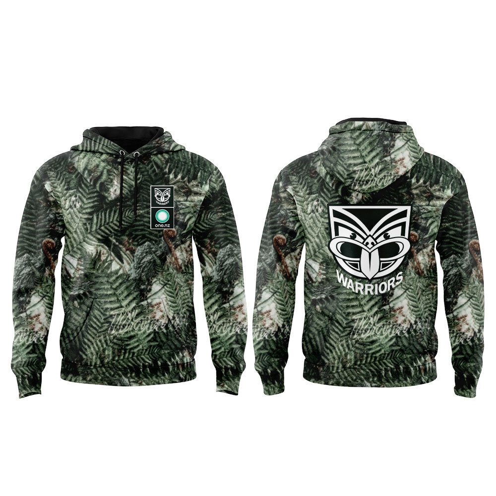 New Zealand Warriors Inspired by the natural environment of Aotearoa (New Zealand) Hoodie