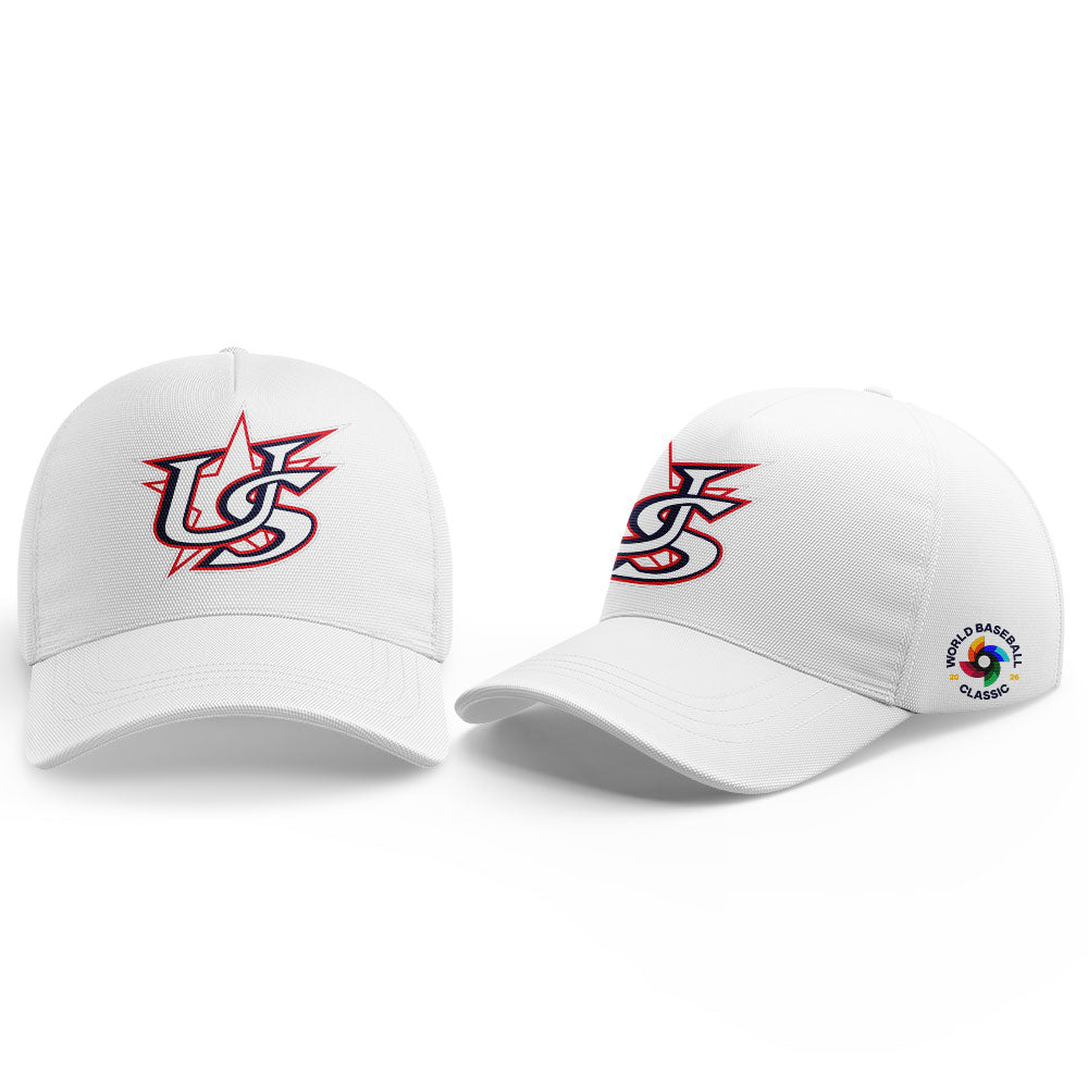 USA Baseball 2026 World Baseball Classic Combo Jersey White Custom Name, Number For Fans