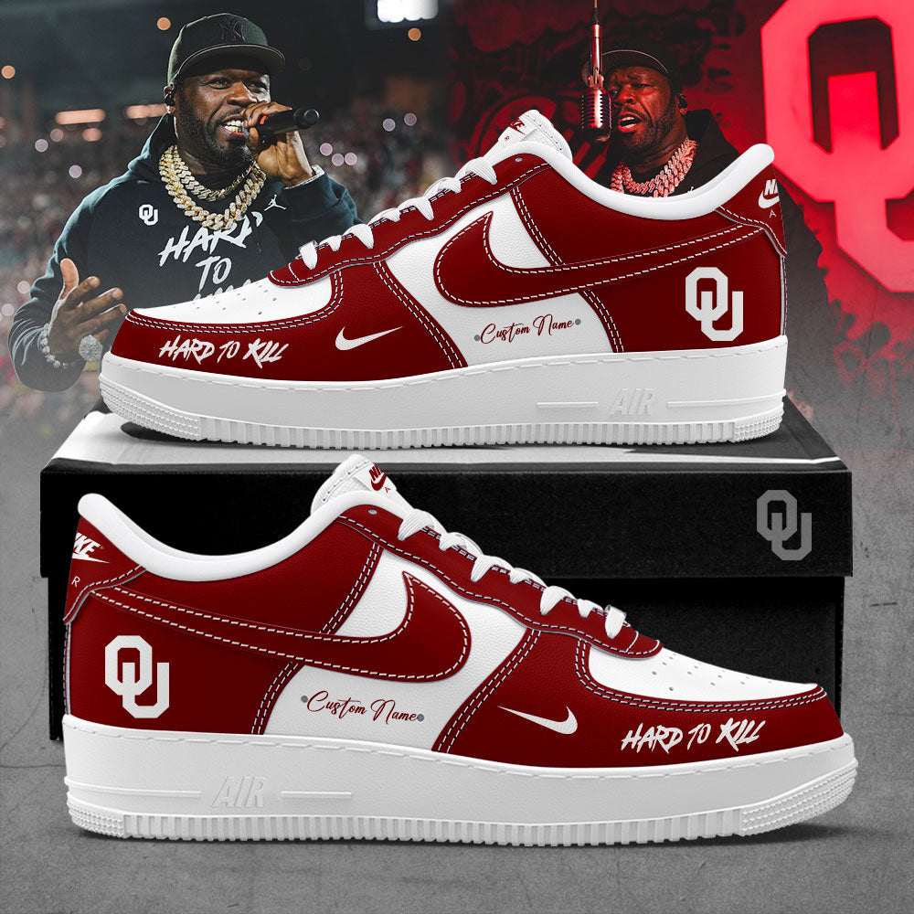 Oklahoma Hard to Kill Custom Name Shoes AF1