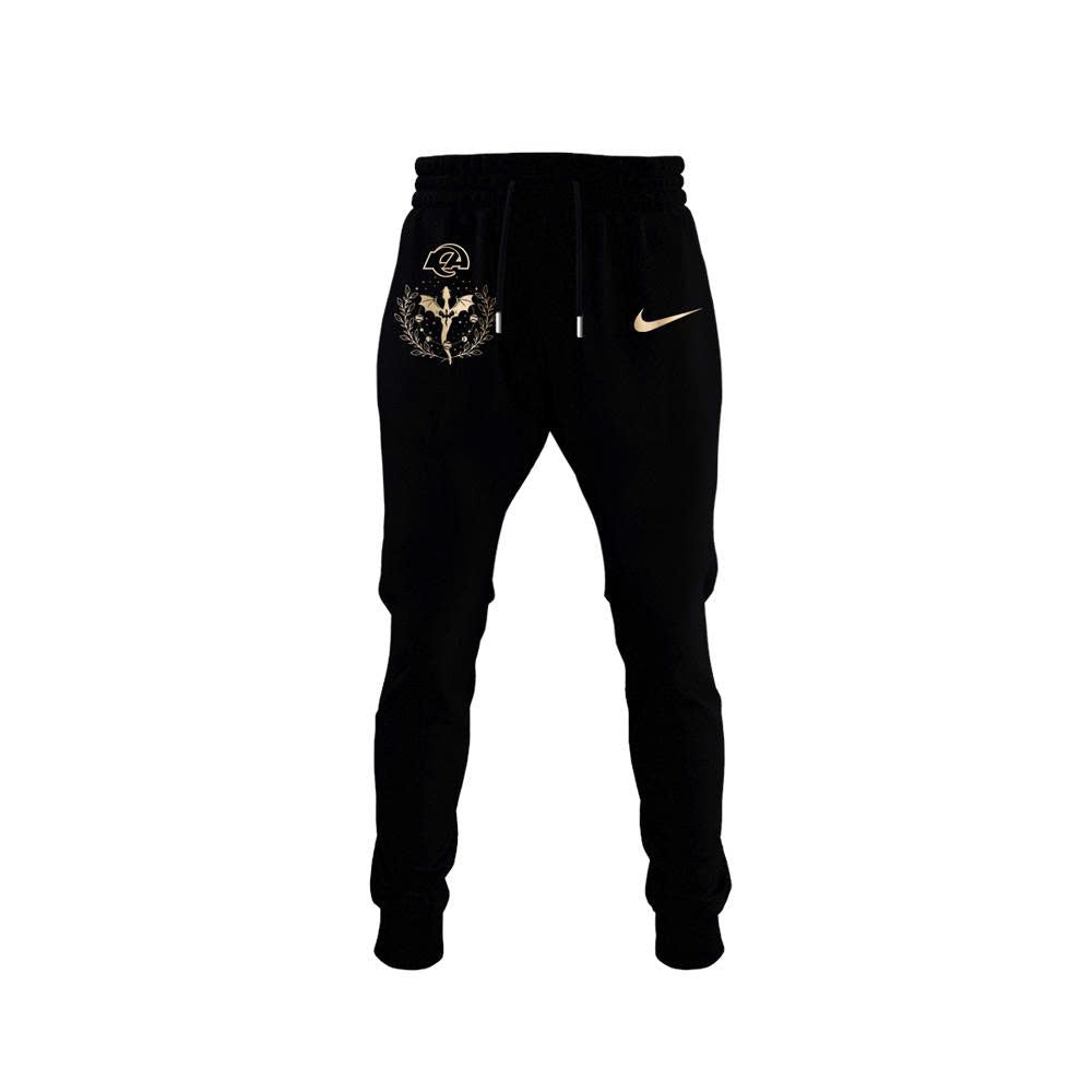 LA Rams Fourth Wings Night Black Hoodie