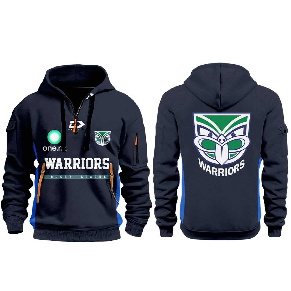 New Zealand Warriors Coach Andrew Webster Junior Pullover Hoodie