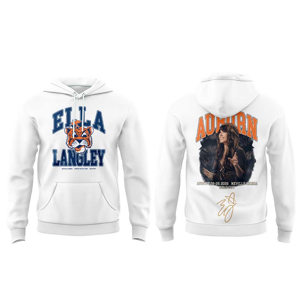 Auburn Tigers x Ella Langley – The Dandelion Tour 2026 Neville Arena Hoodie