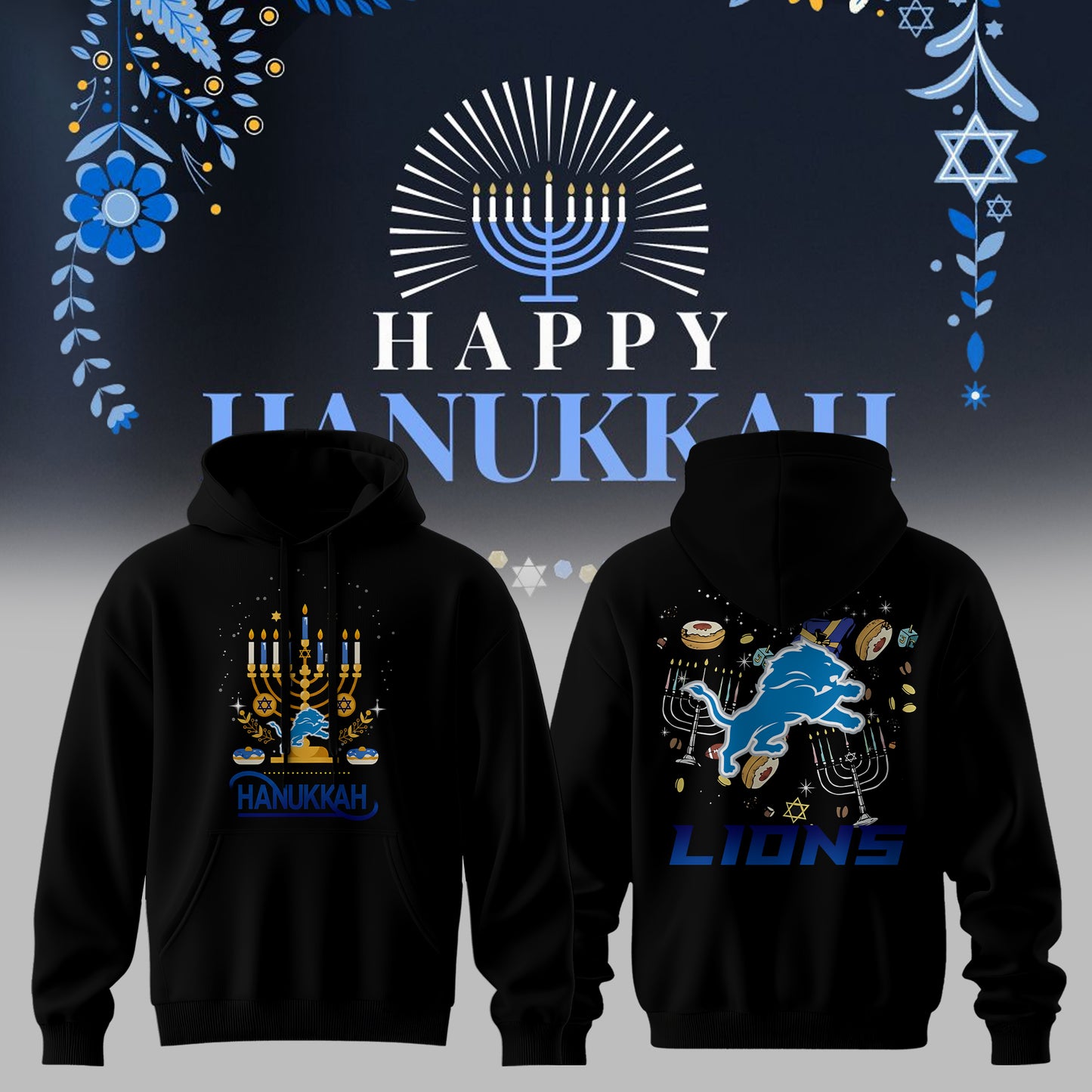 Detroit Lions X Hanukkah Just Got Better 🕎
