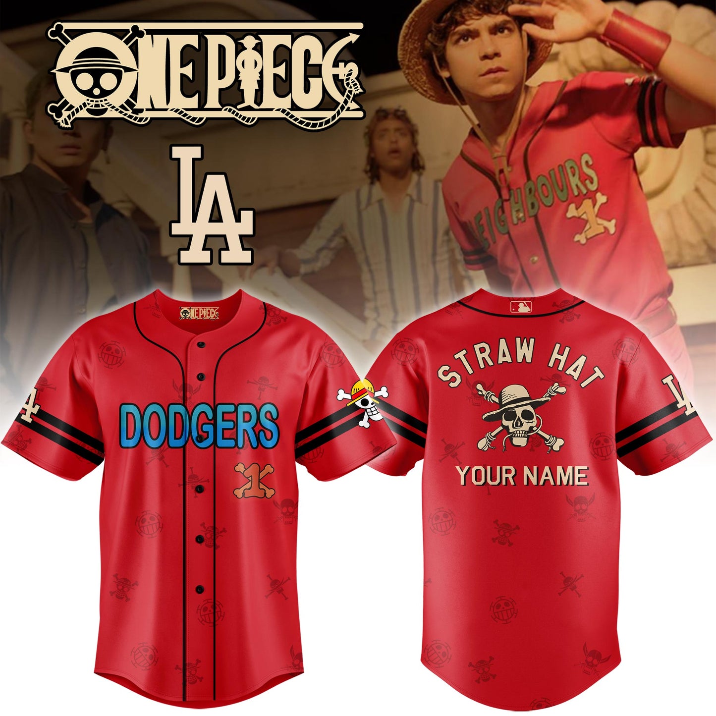 LA Dodgers x One Piece Film Jersey Limited Edition + Selling Out Fast