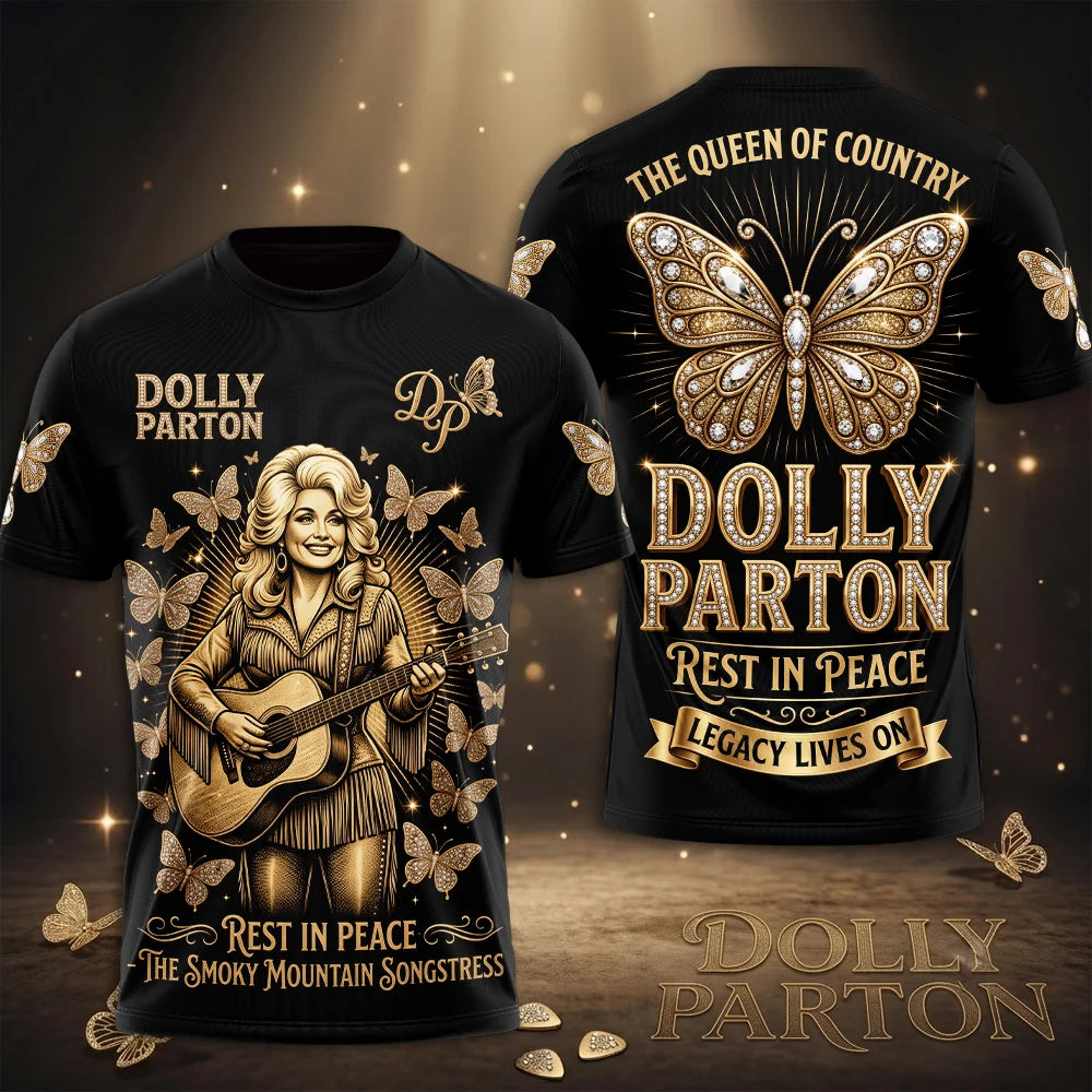 RIP Thank You Dolly - I Will Always Love You Limited Edition Combo T-Shirt