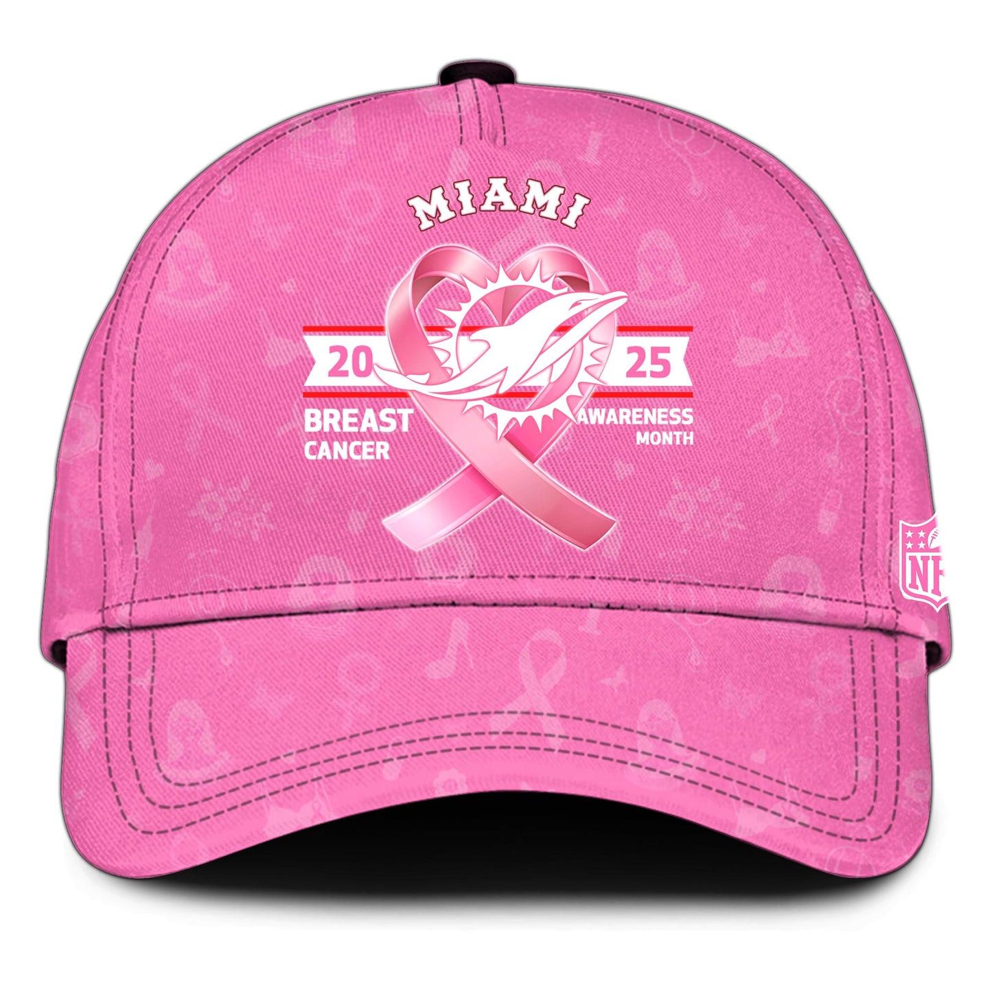 Los Angeles Dolphins Special Breast Cancer Awareness Month Limited Edition Hoodie 2025