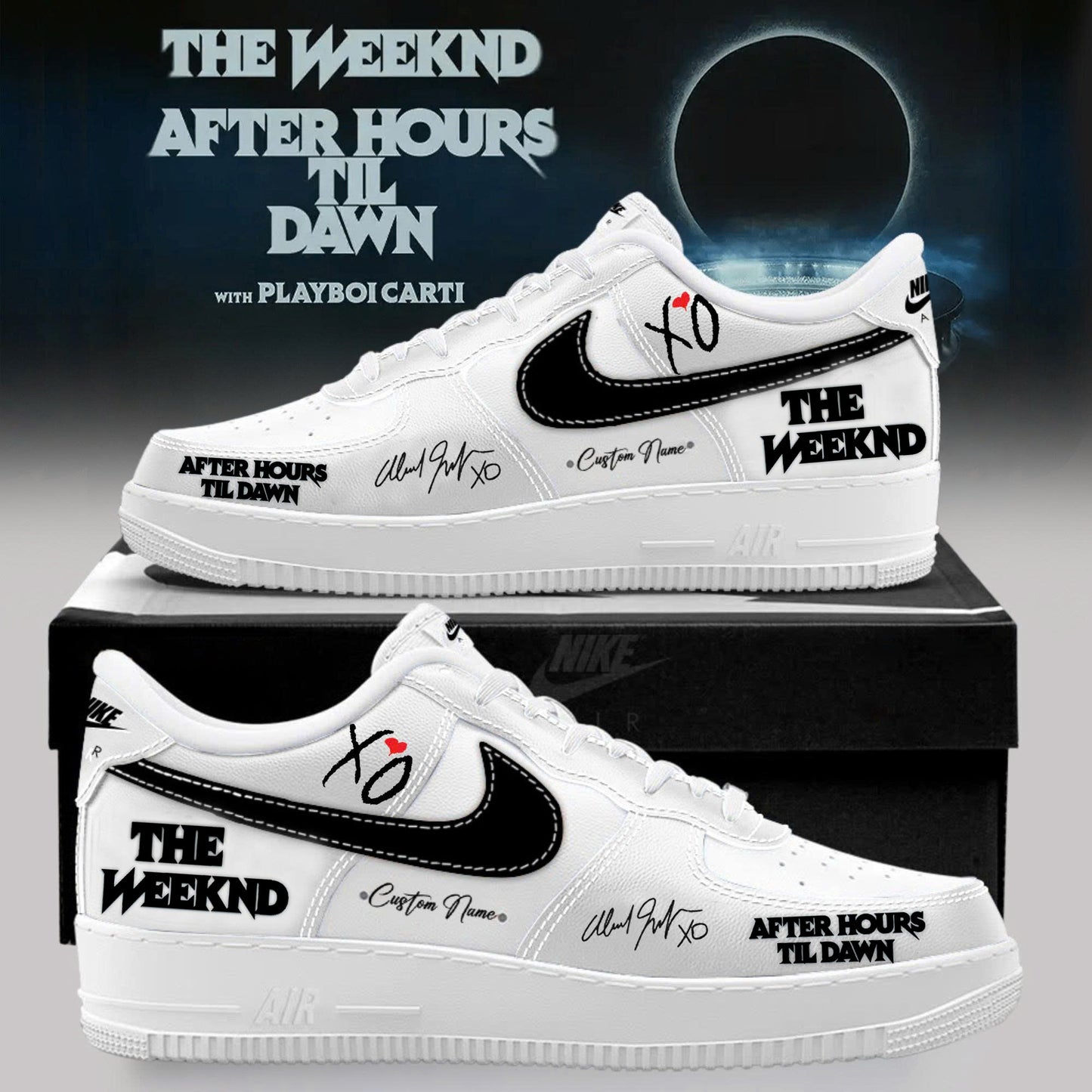 The Weeknd _ After Hours Till Dawn Tour Signature – Shoes