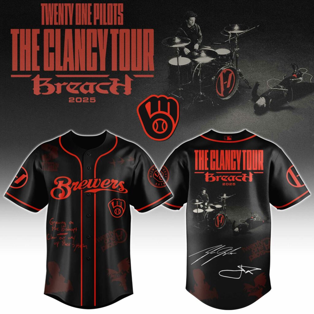 Baseball x Twenty One Pilots The Clancy World Tour� Jersey
