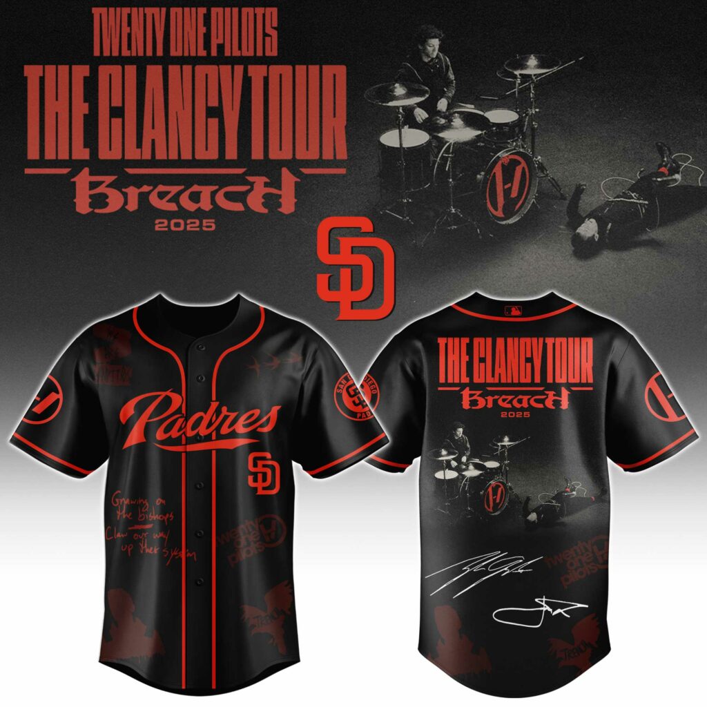 Baseball x Twenty One Pilots The Clancy World Tour� Jersey