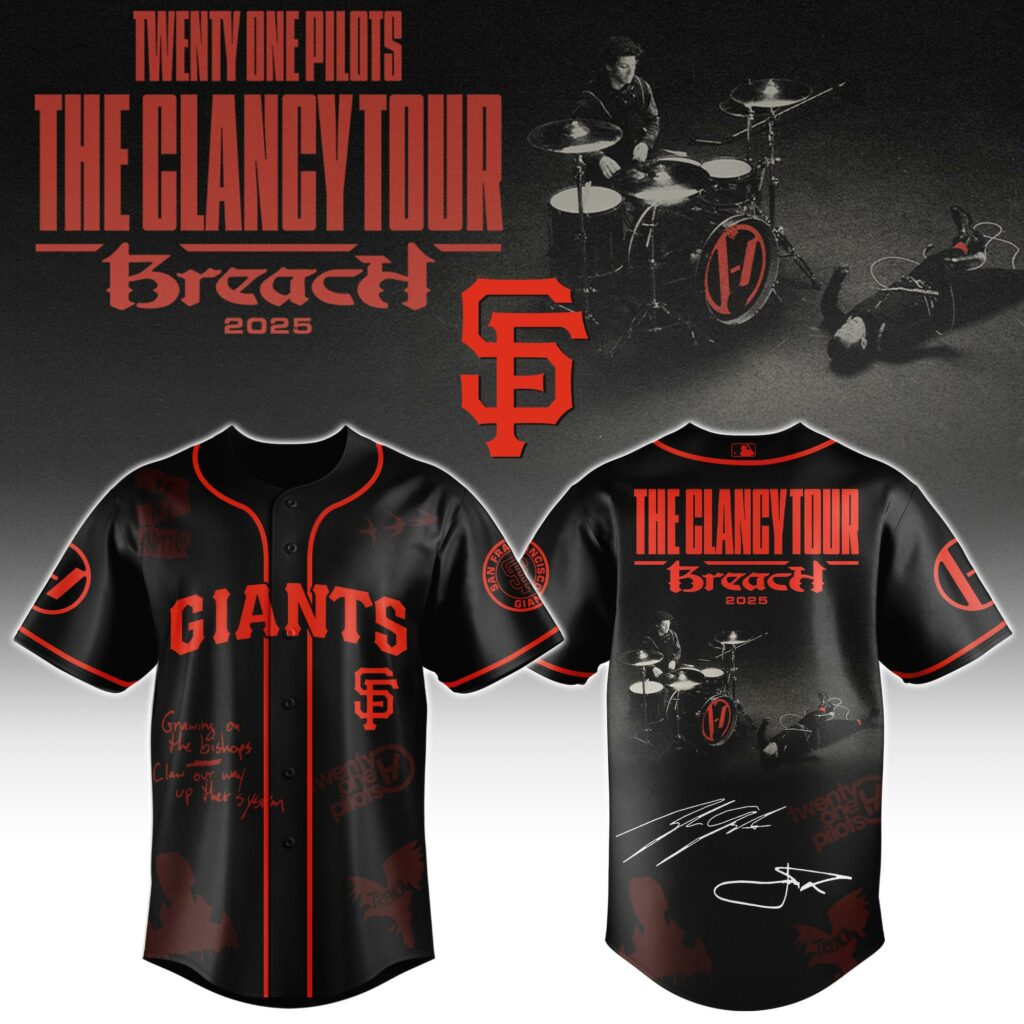 Baseball x Twenty One Pilots The Clancy World Tour� Jersey