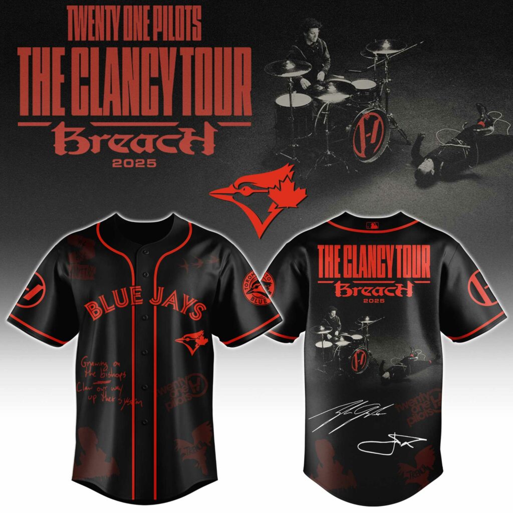 Baseball x Twenty One Pilots The Clancy World Tour� Jersey