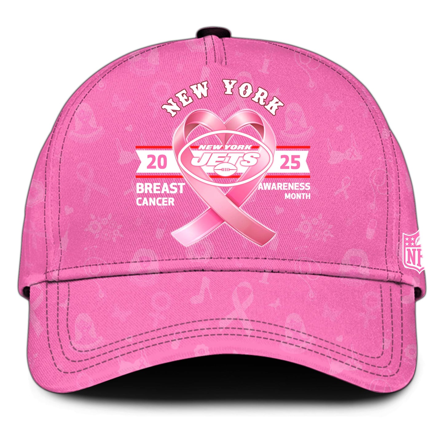 New York Jets Special Breast Cancer Awareness Month Limited Edition Hoodie 2025