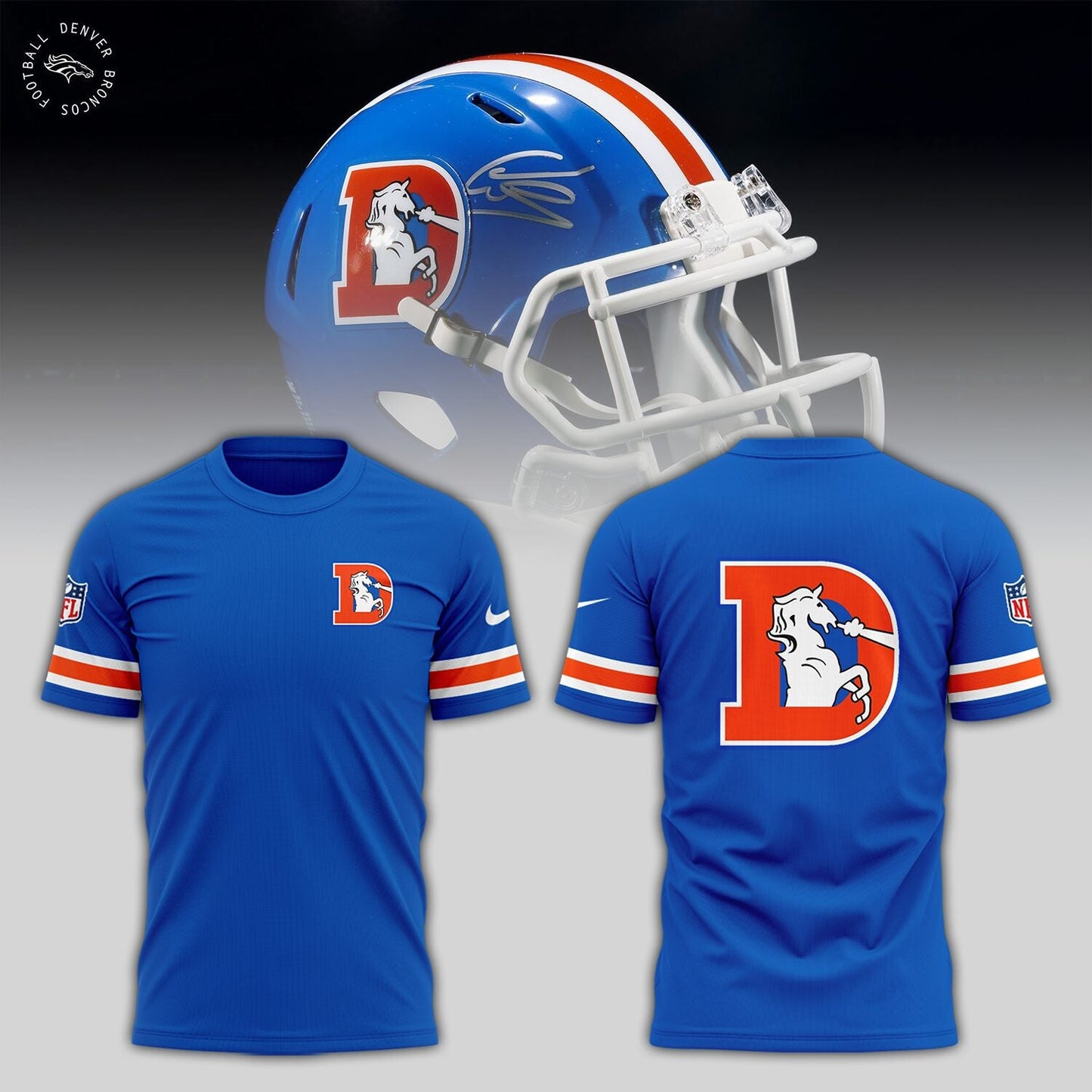 Denver Broncos NFL 2024 Limited Throwback To 77 T-Shirt