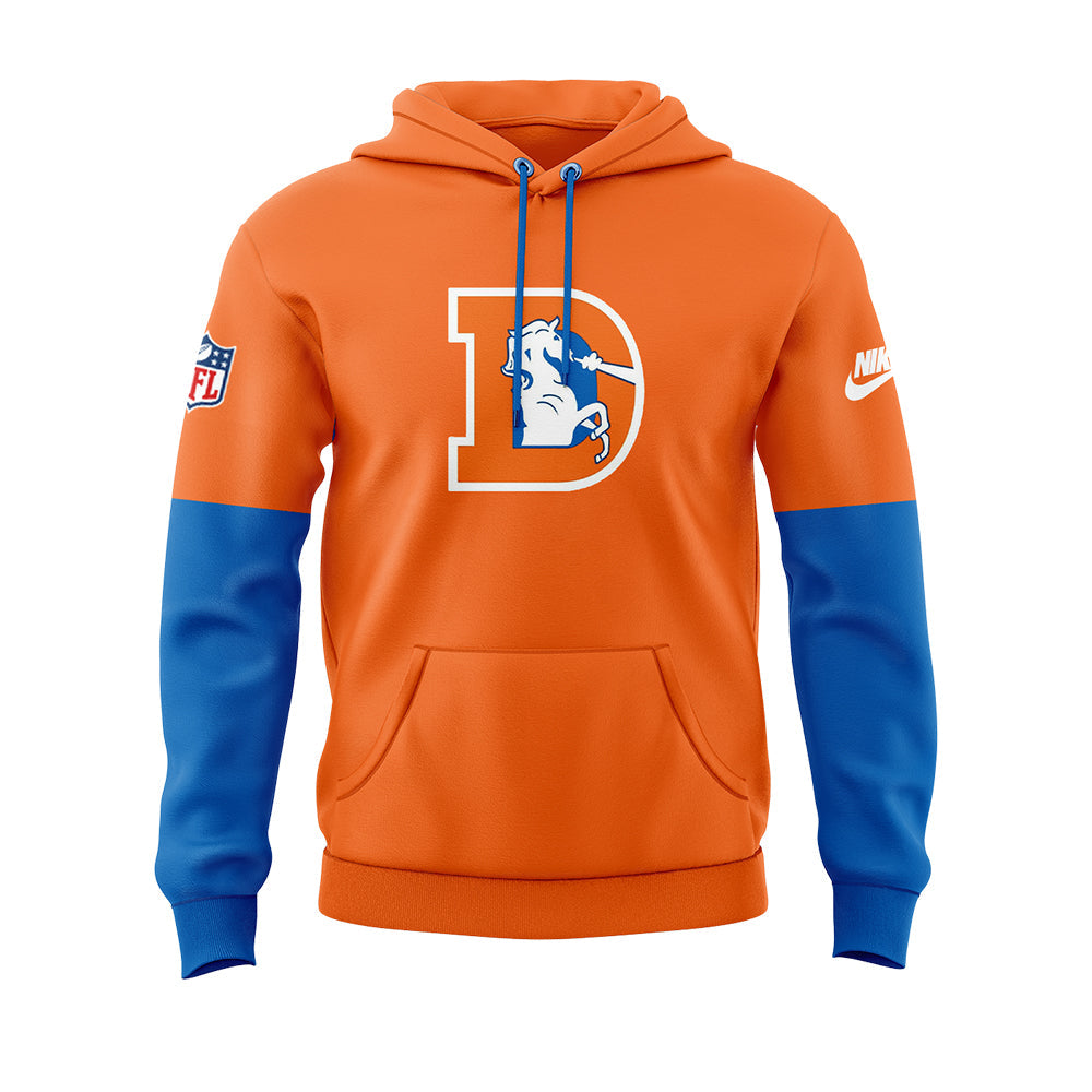 Denver Broncos NFL 2024 Limited Throwback To 77 Orange Hoodie