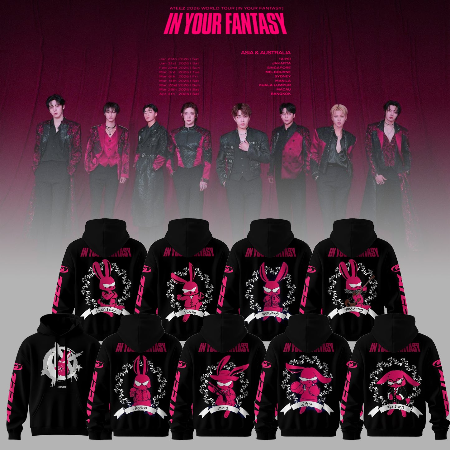 Ateez – In Your Fantasy World Tour 2026