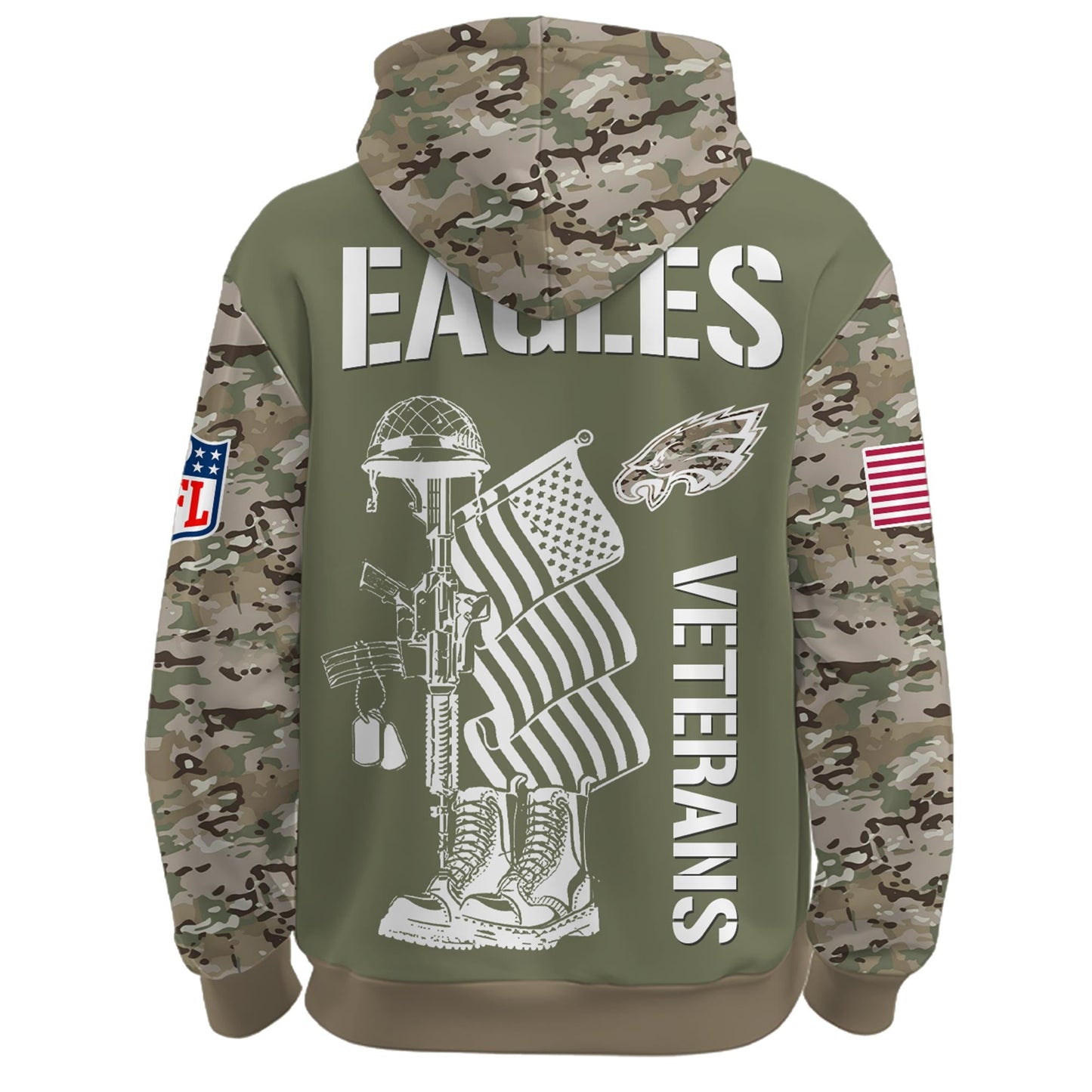 Philadelphia Eagles - Veteran Day 2025 Hoodie Limited Edions