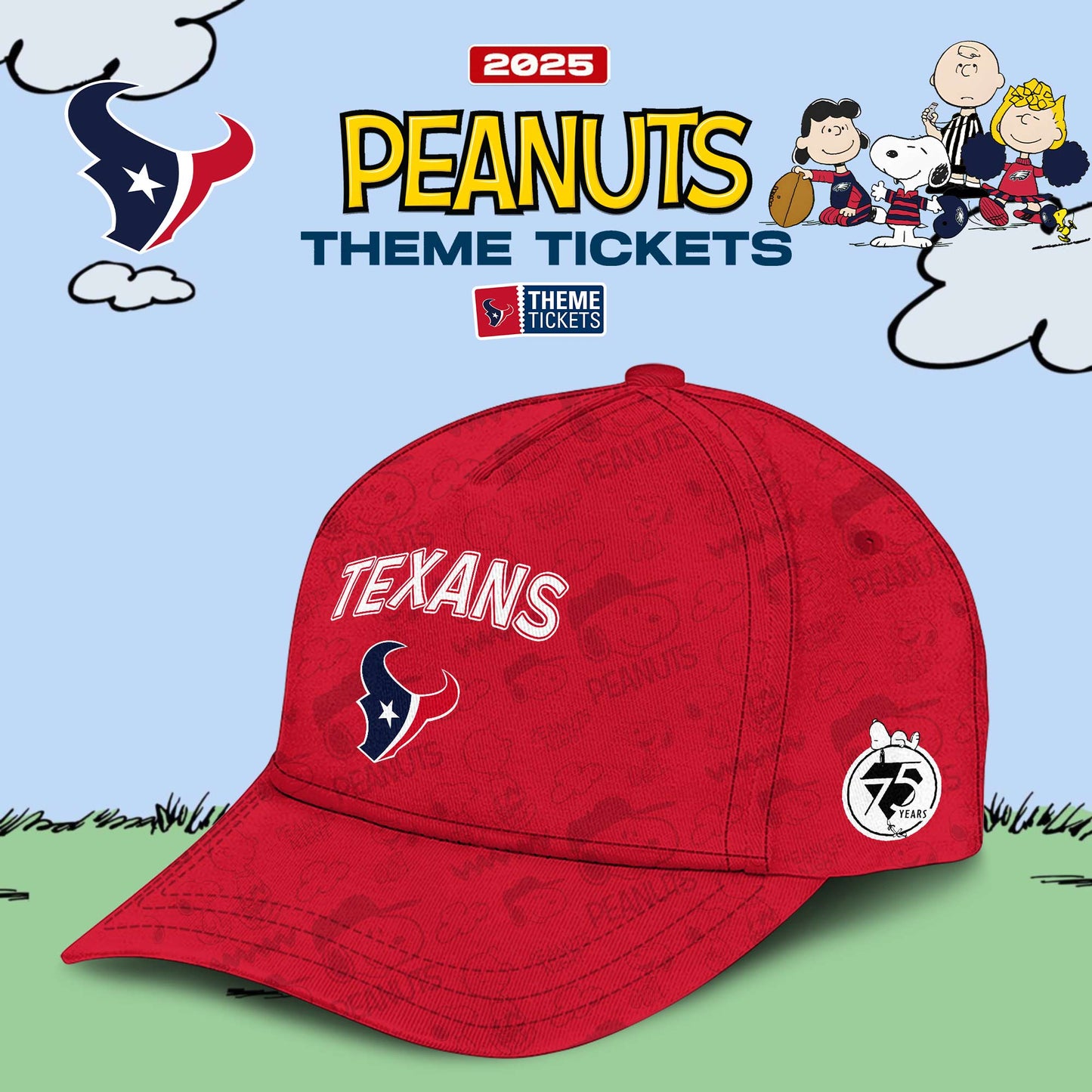 Houston Texans x Peanuts Limited Editions 2025 Hoodie