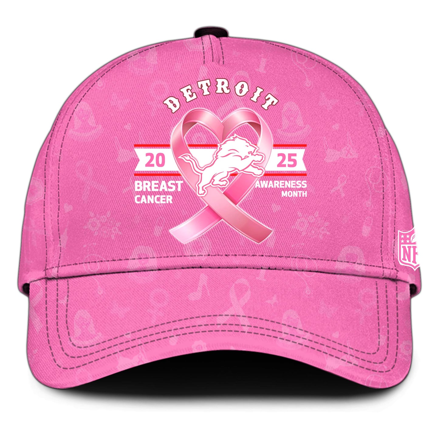 Detroit Lions Special Breast Cancer Awareness Month Limited Edition Hoodie 2025