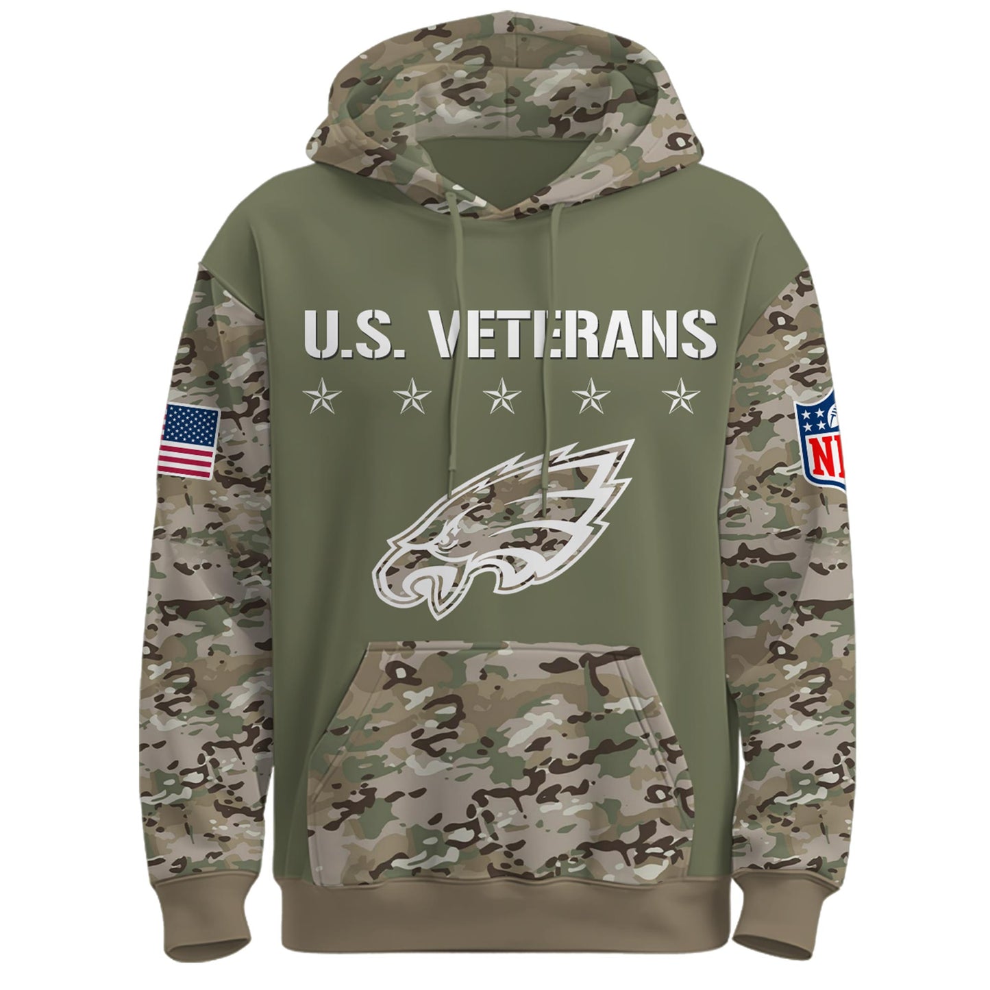 Philadelphia Eagles - Veteran Day 2025 Hoodie Limited Edions