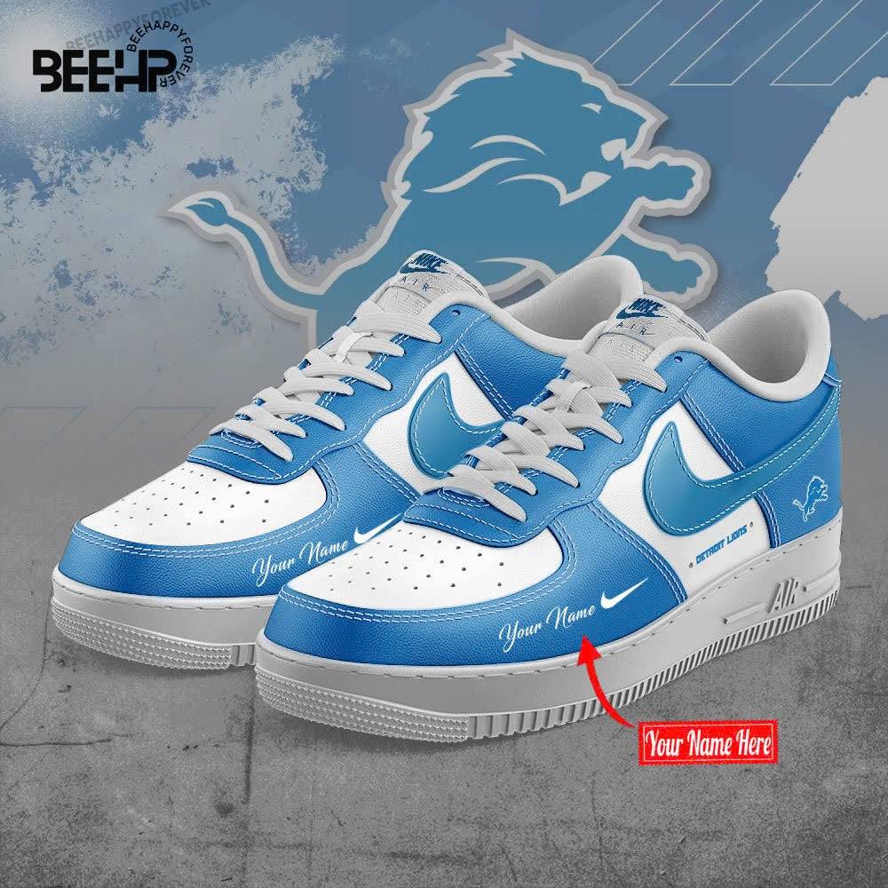 Limited Edition Detroit Lions AF1 SNEAKER