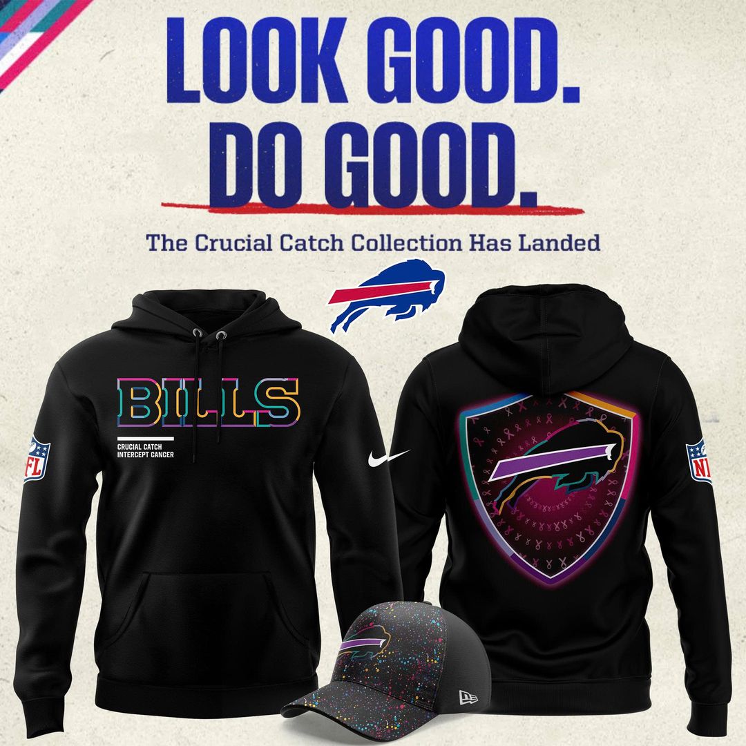 Buffalo Bills Crucial Catch 2025 Limited Hoodie